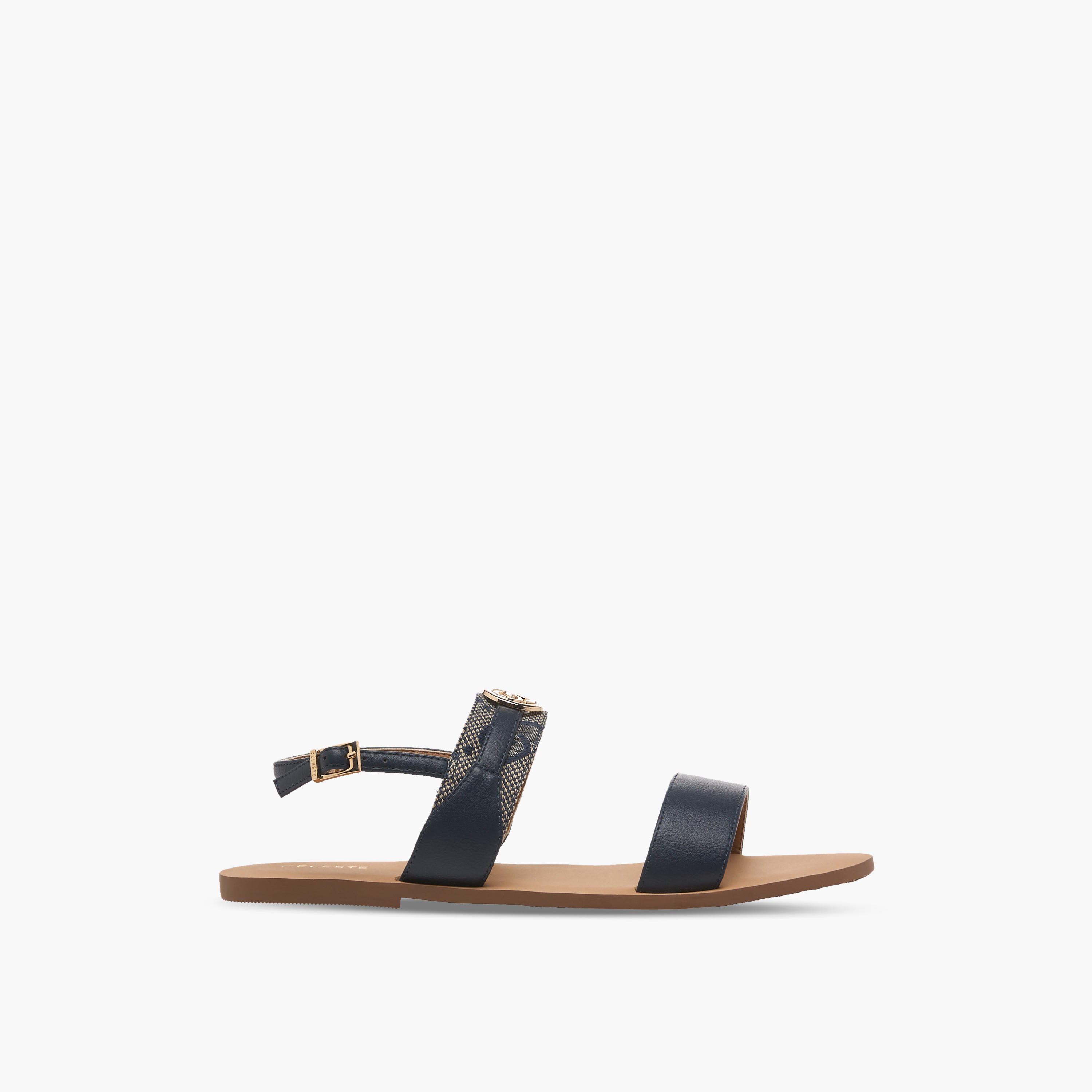 Celeste Women Printed Buckle Closure Sandals-women-shoes-flats-sandals-image-3