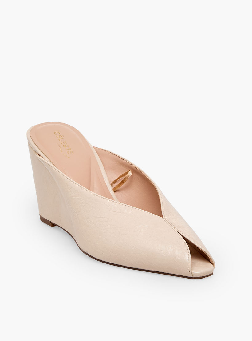 Celeste Women Crinkle Textured Wedge Heel Shoes-women-shoes-heels-image-2