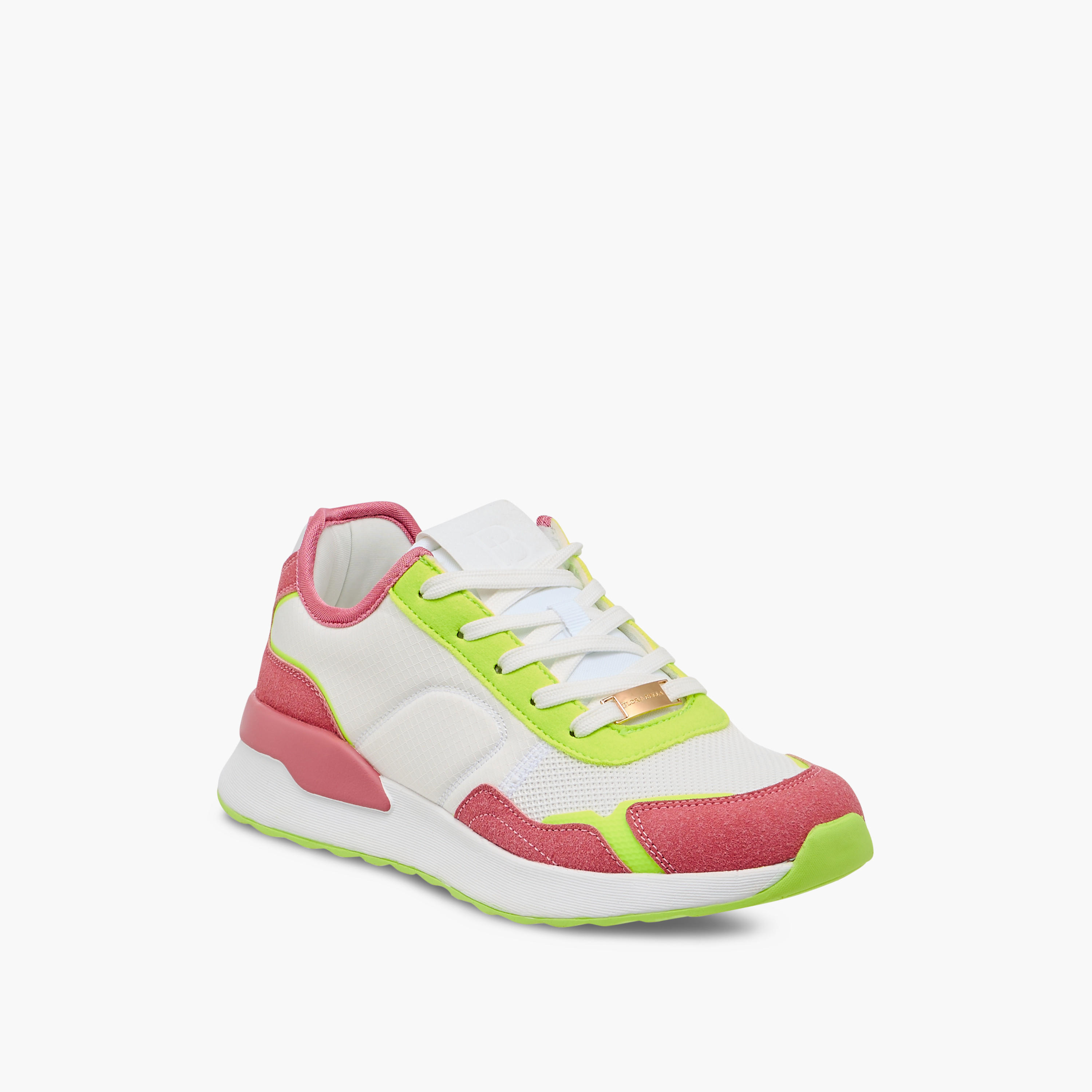 Flora Bella Colourblock Sneakers with Lace-Up Closure-women-shoes-sneakers-image-2