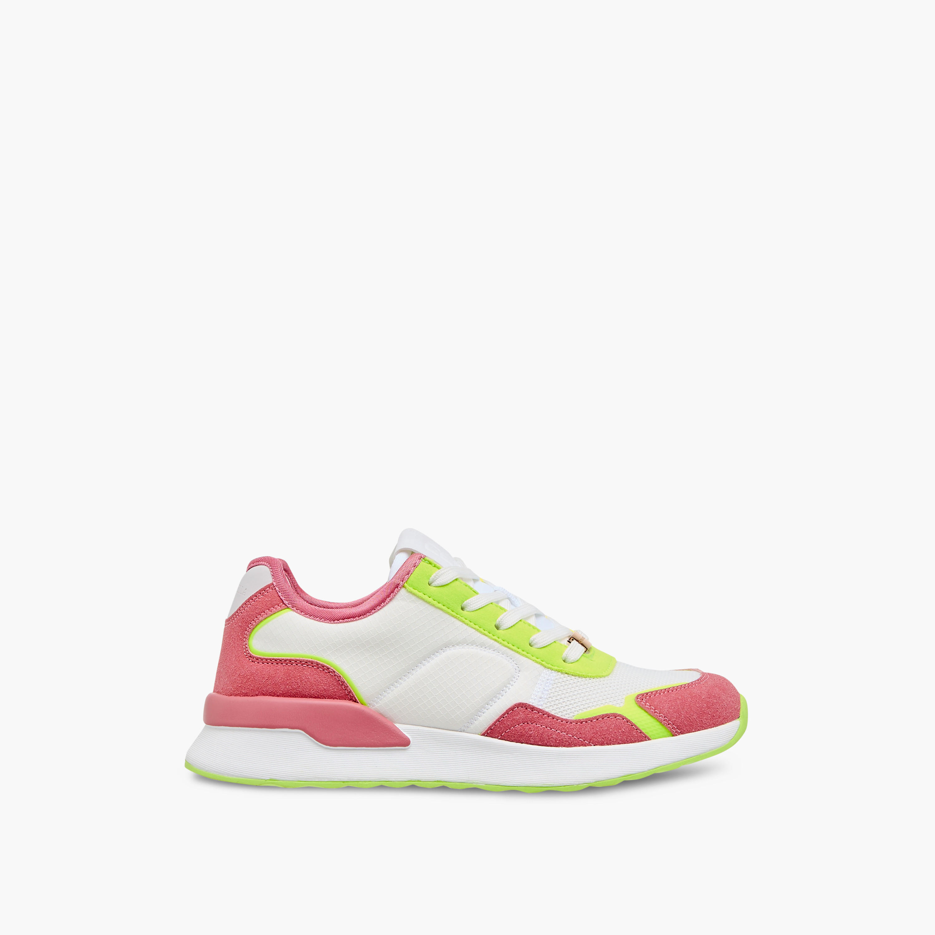 Flora Bella Colourblock Sneakers with Lace-Up Closure-women-shoes-sneakers-image-3