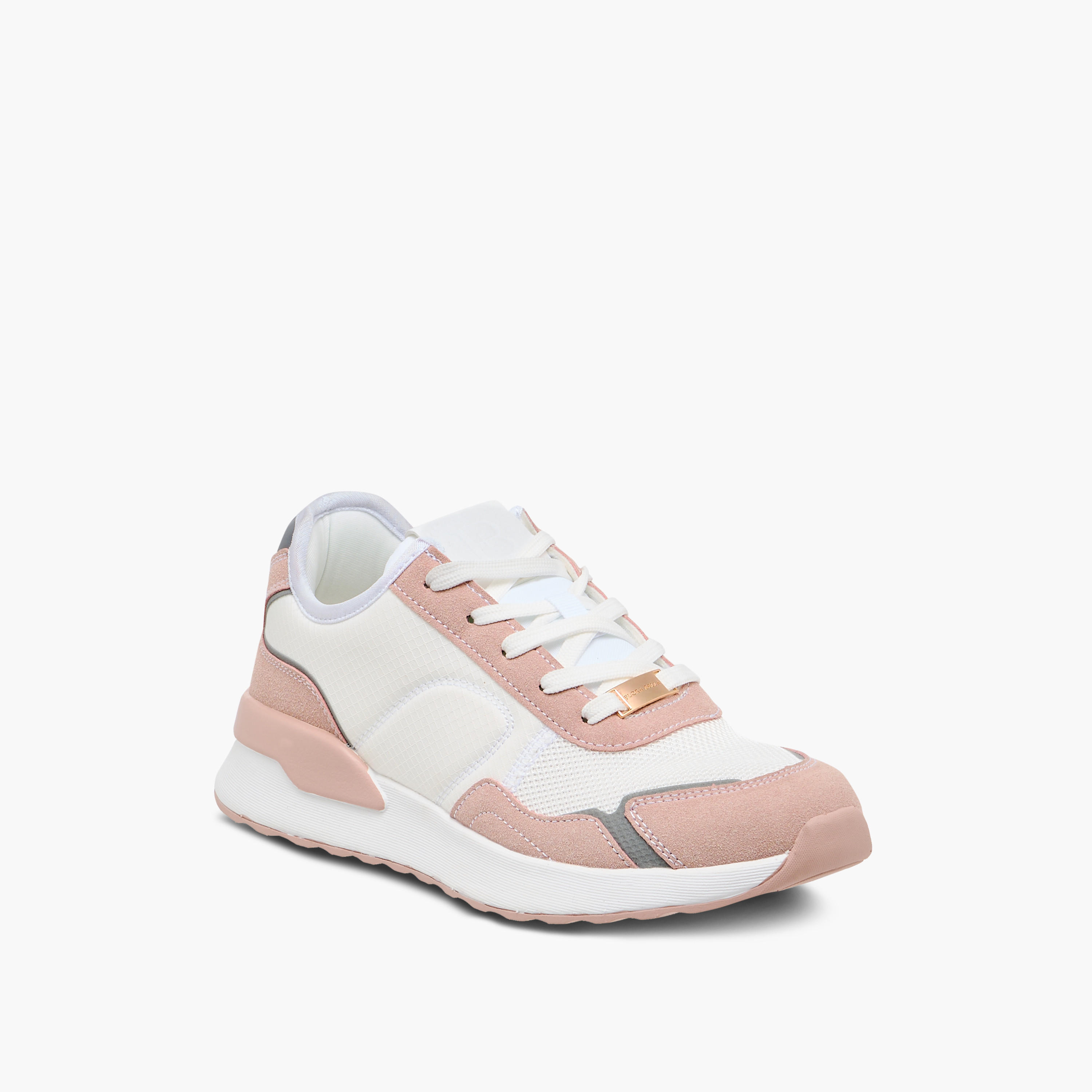 Flora Bella Colourblock Sneakers with Lace-Up Closure-women-shoes-sneakers-image-2