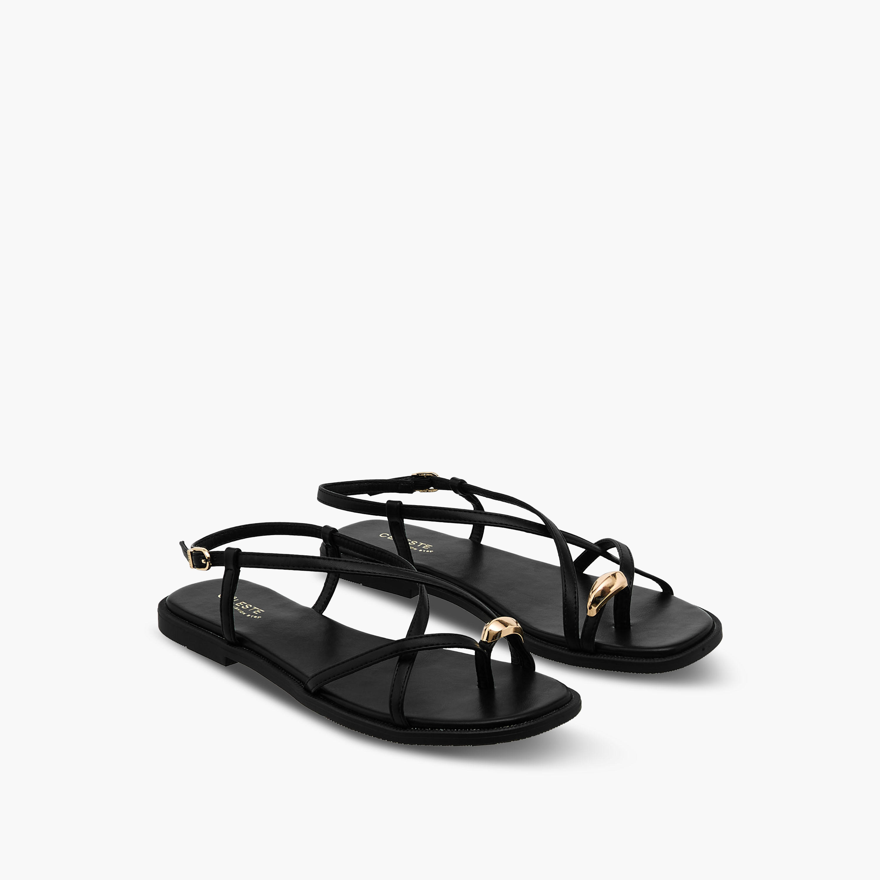 Celeste Women Cross Strap Flat Sandals-women-shoes-flats-sandals-image-1