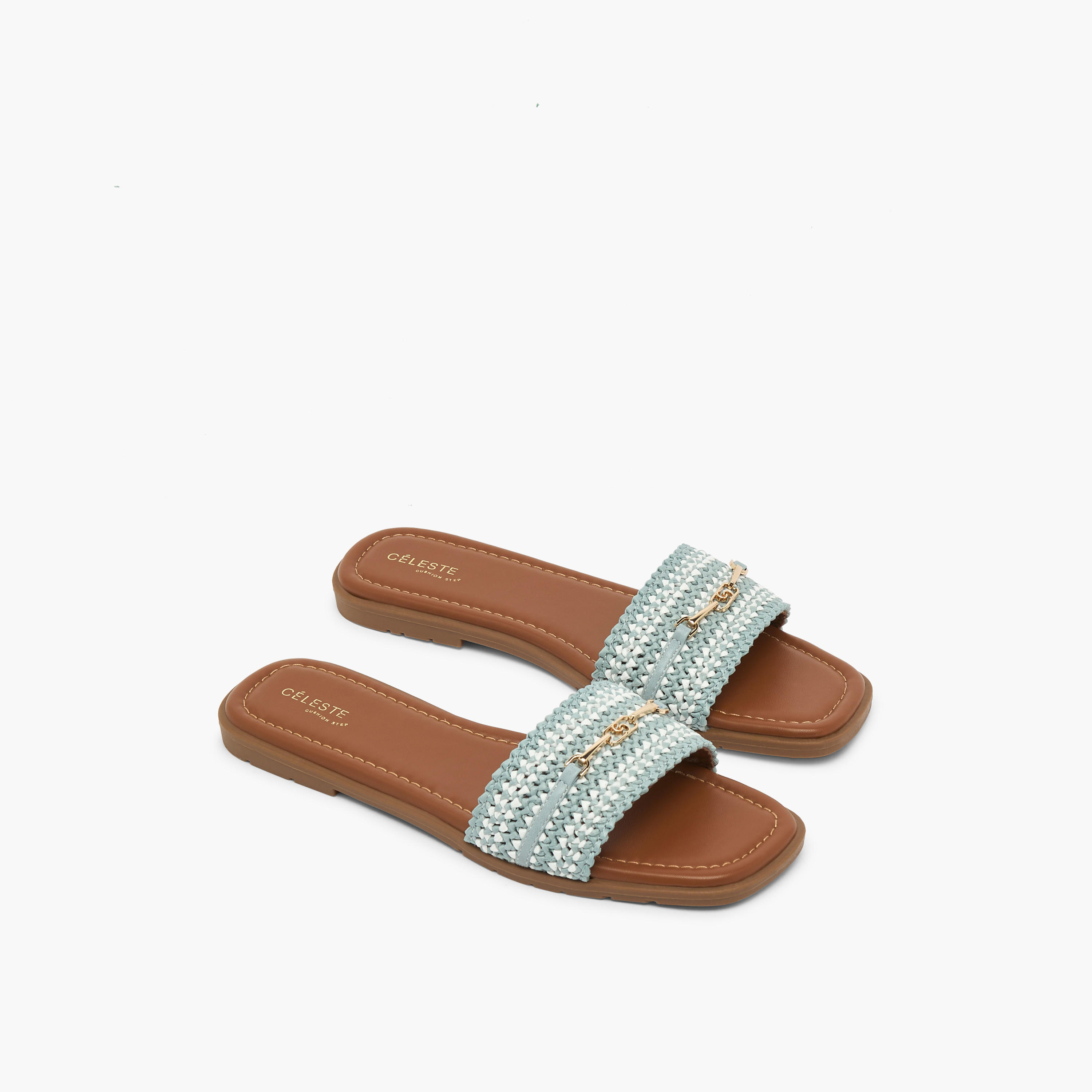 صندل سلايد بارز الملمس للنساء من سيليست-women-shoes-sandals-flats-image-1