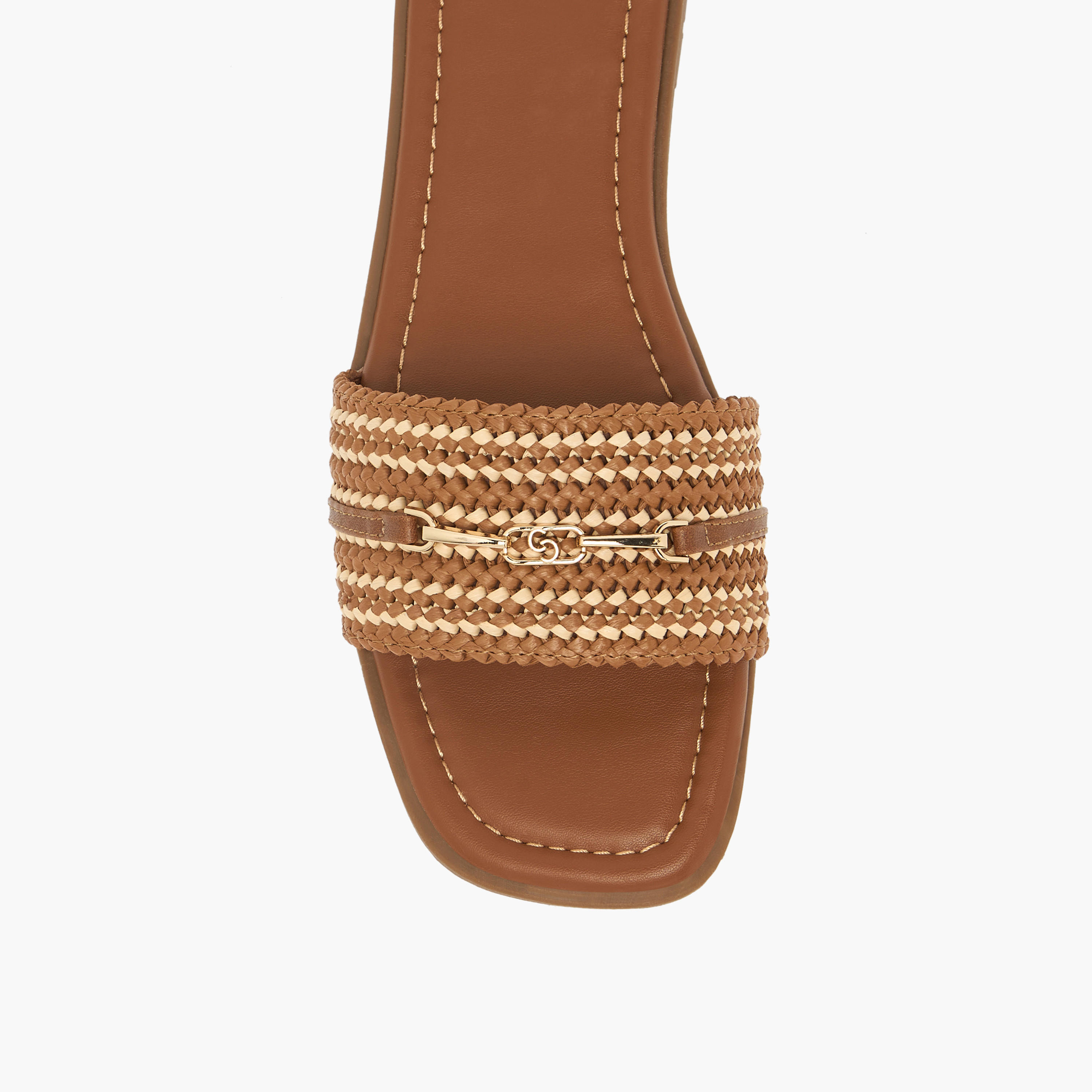 Celeste Women Textured Slide Sandals-women-shoes-sandals-flats-image-4