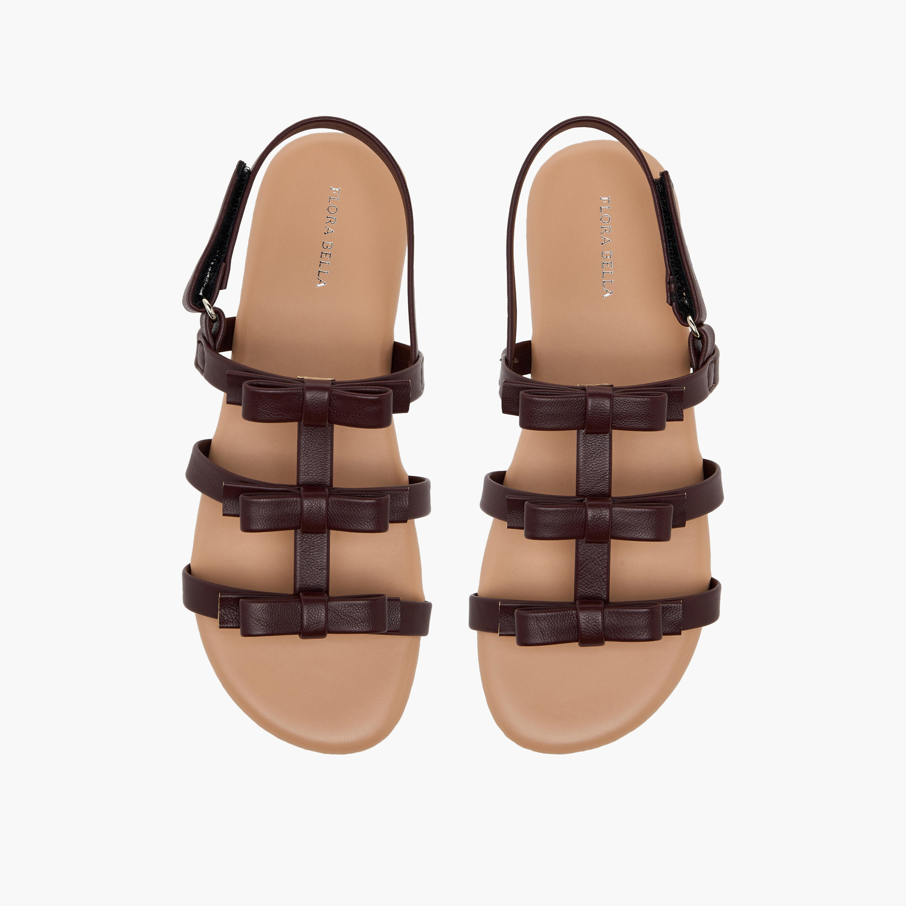 صندل بشريط إغلاق لاصق للبنات من فلورا بيلا-girls-shoes-sandals-image-1