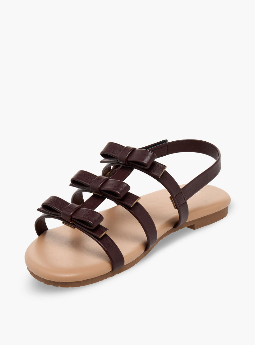 صندل بشريط إغلاق لاصق للبنات من فلورا بيلا-girls-shoes-sandals-image-3