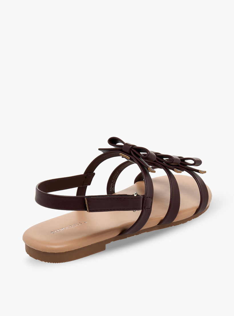 صندل بشريط إغلاق لاصق للبنات من فلورا بيلا-girls-shoes-sandals-image-5