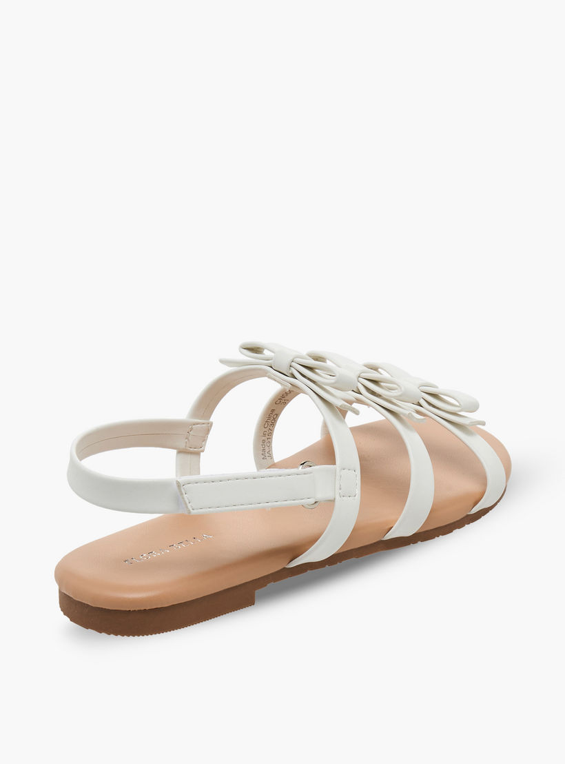 صندل بشريط إغلاق لاصق للبنات من فلورا بيلا-girls-shoes-sandals-image-5