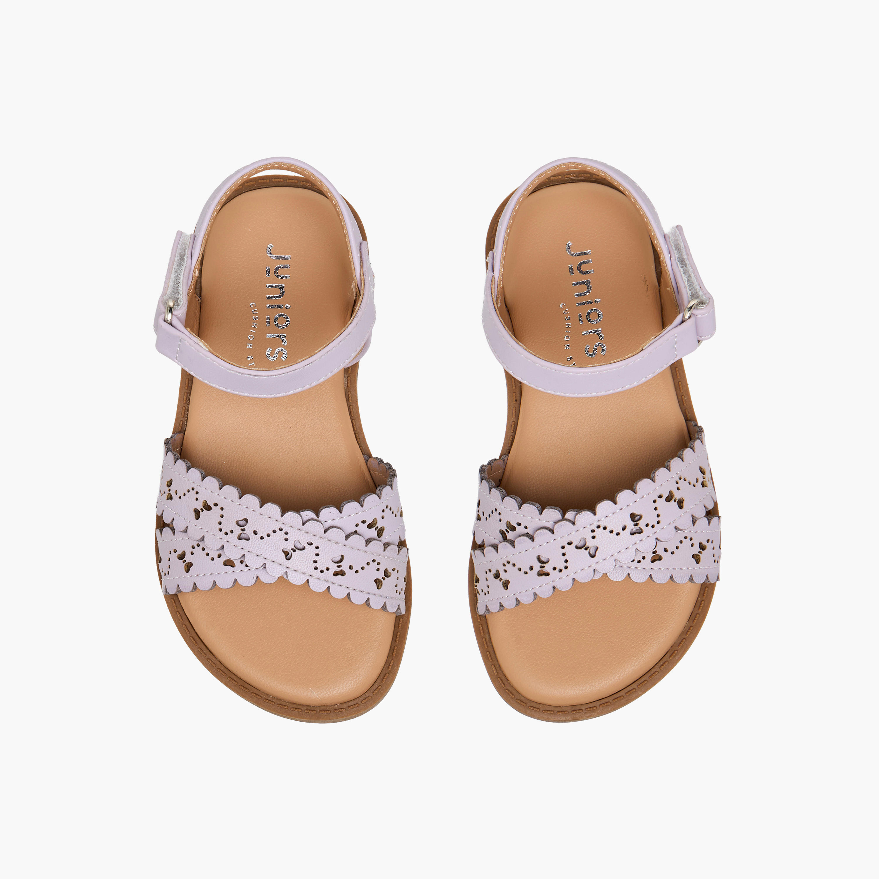 Junior Girls Hook & Loop Strap Sandals-girls-shoes-sandals-image-1