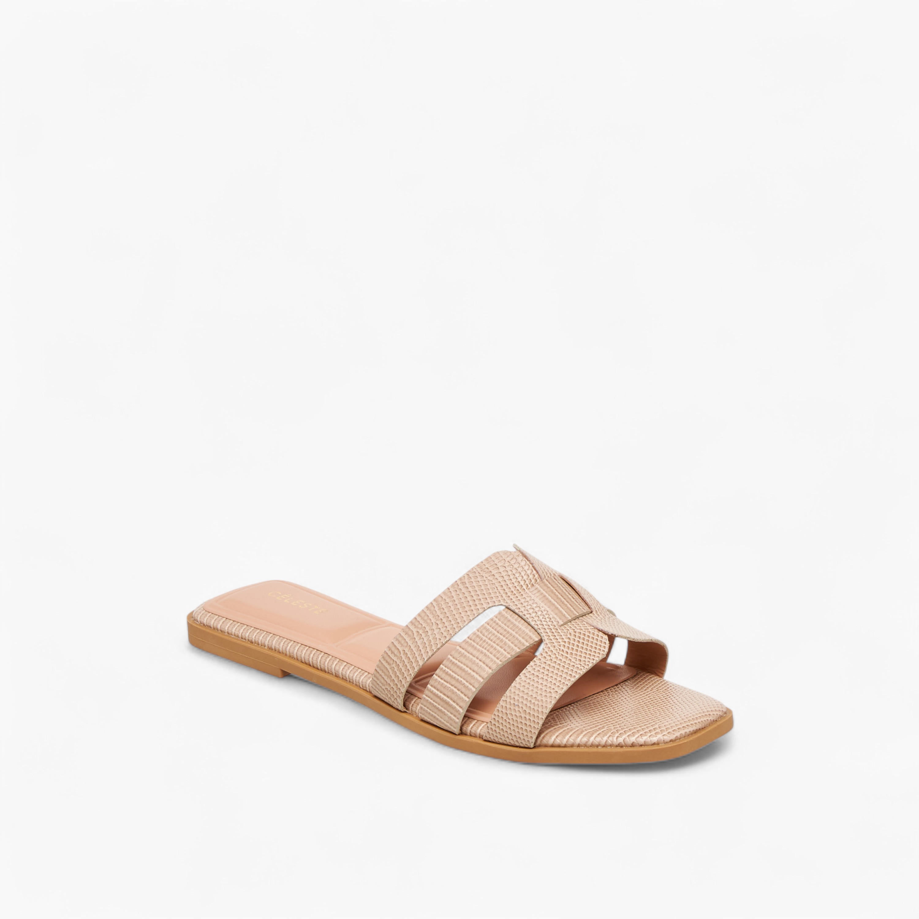 Celeste Women's Textured Slip-On Flat Sandals-women-shoes-flats-sandals-image-2