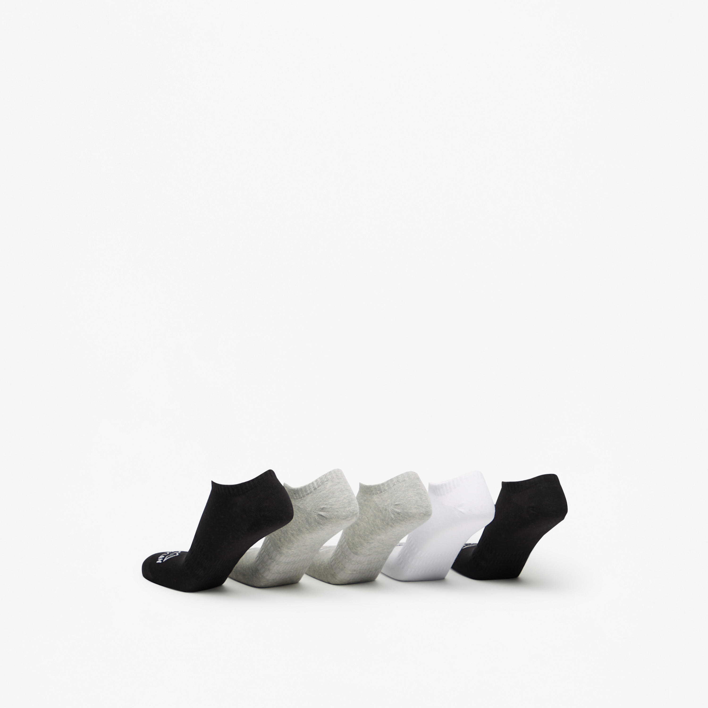 OAKLAN Logo Print Ankle Length Sports Socks - Set of 5-men-socks-image-3