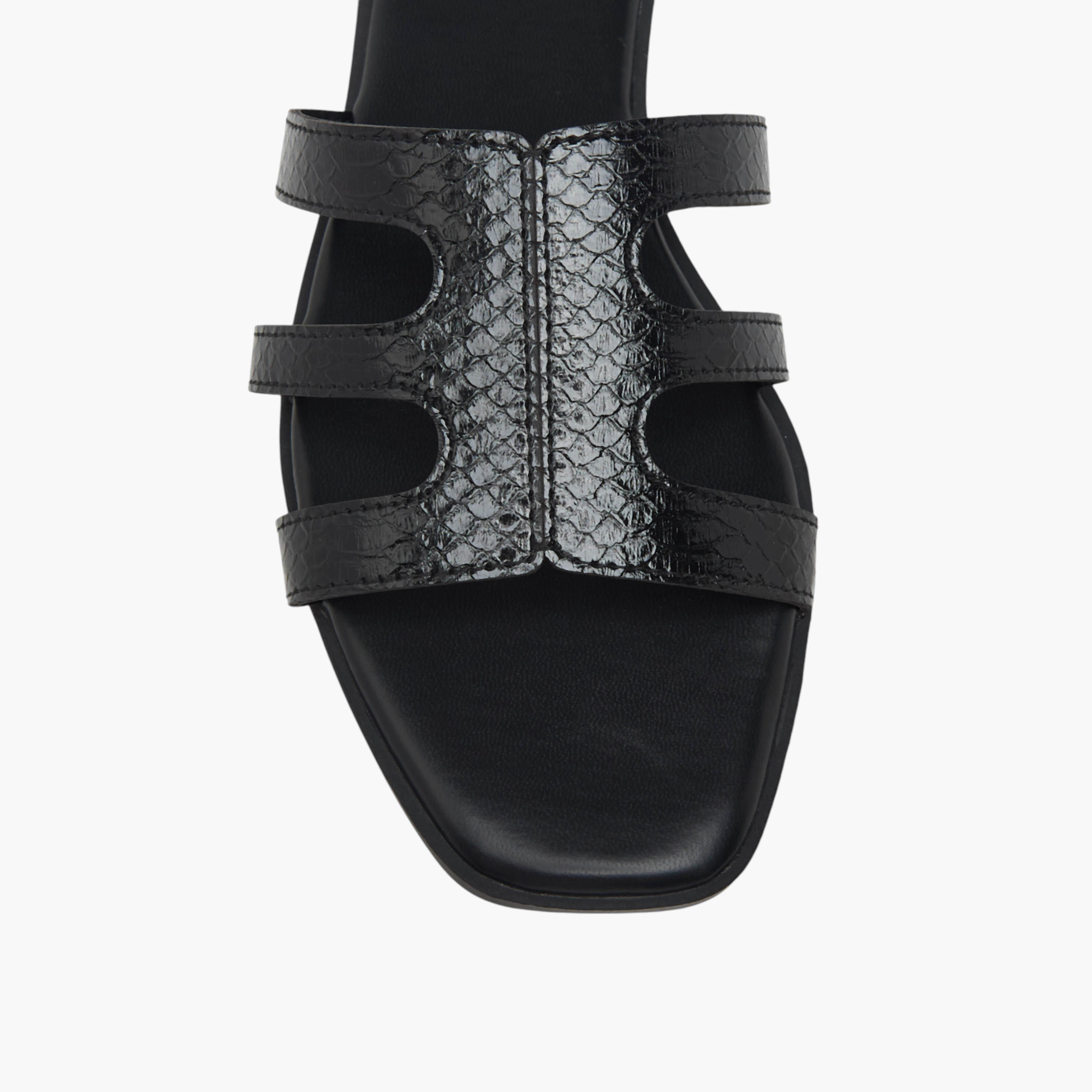 Celeste Women's Textured Cut-Out Detail Slip-On Flat Sandals-women-shoes-flats-sandals-image-4