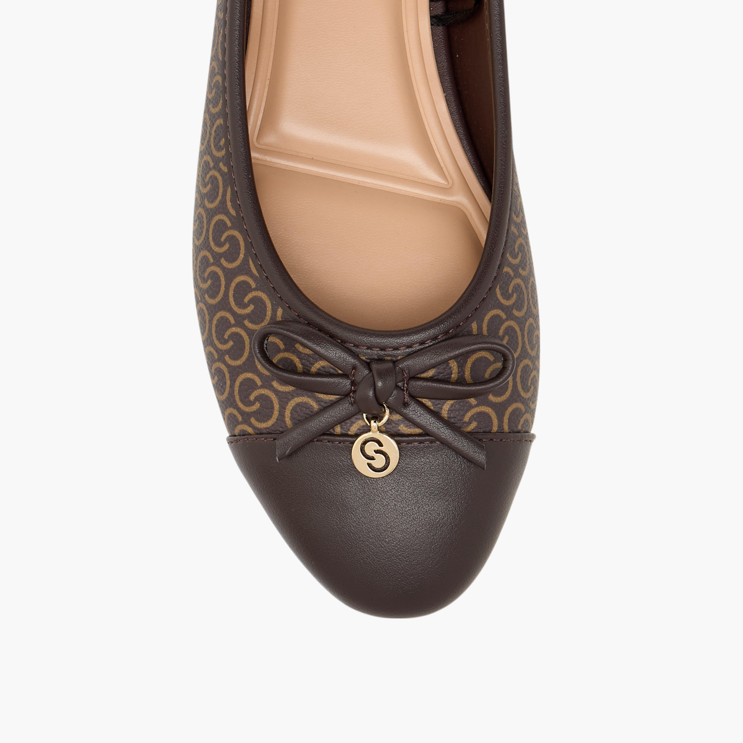 Celeste Women's Monogram Print Slip-On Ballerina Shoes-women-shoes-ballerinas-image-4