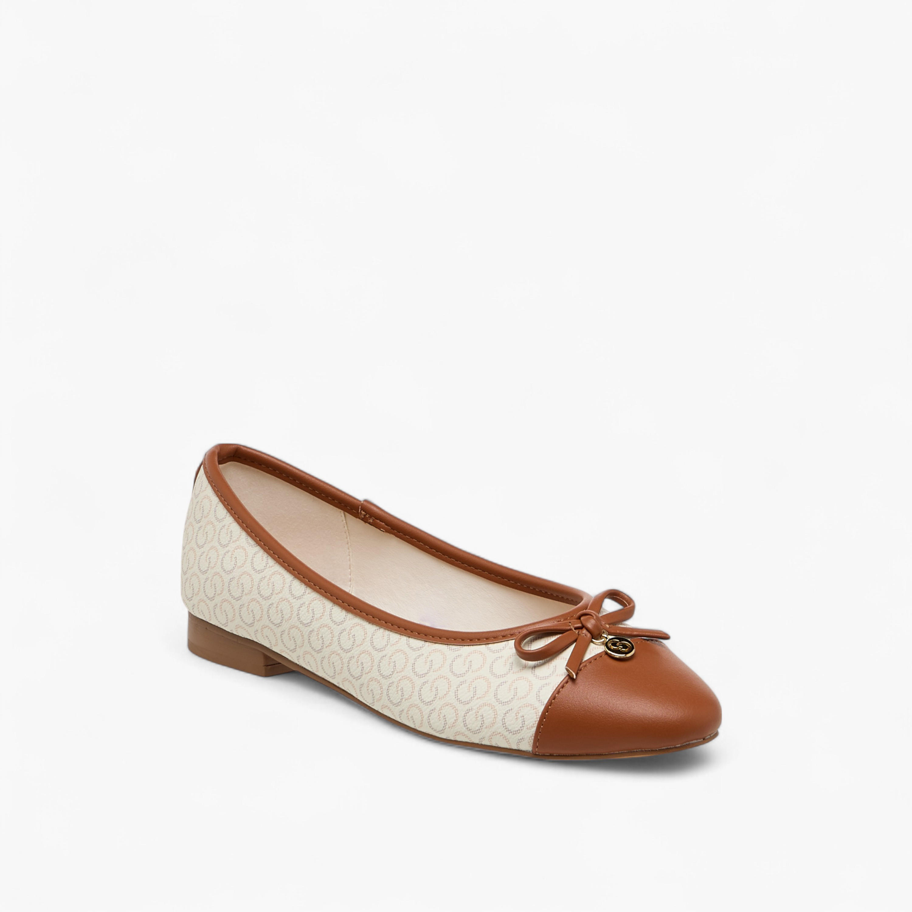 Celeste Women's Monogram Print Slip-On Ballerina Shoes-women-shoes-ballerinas-image-2