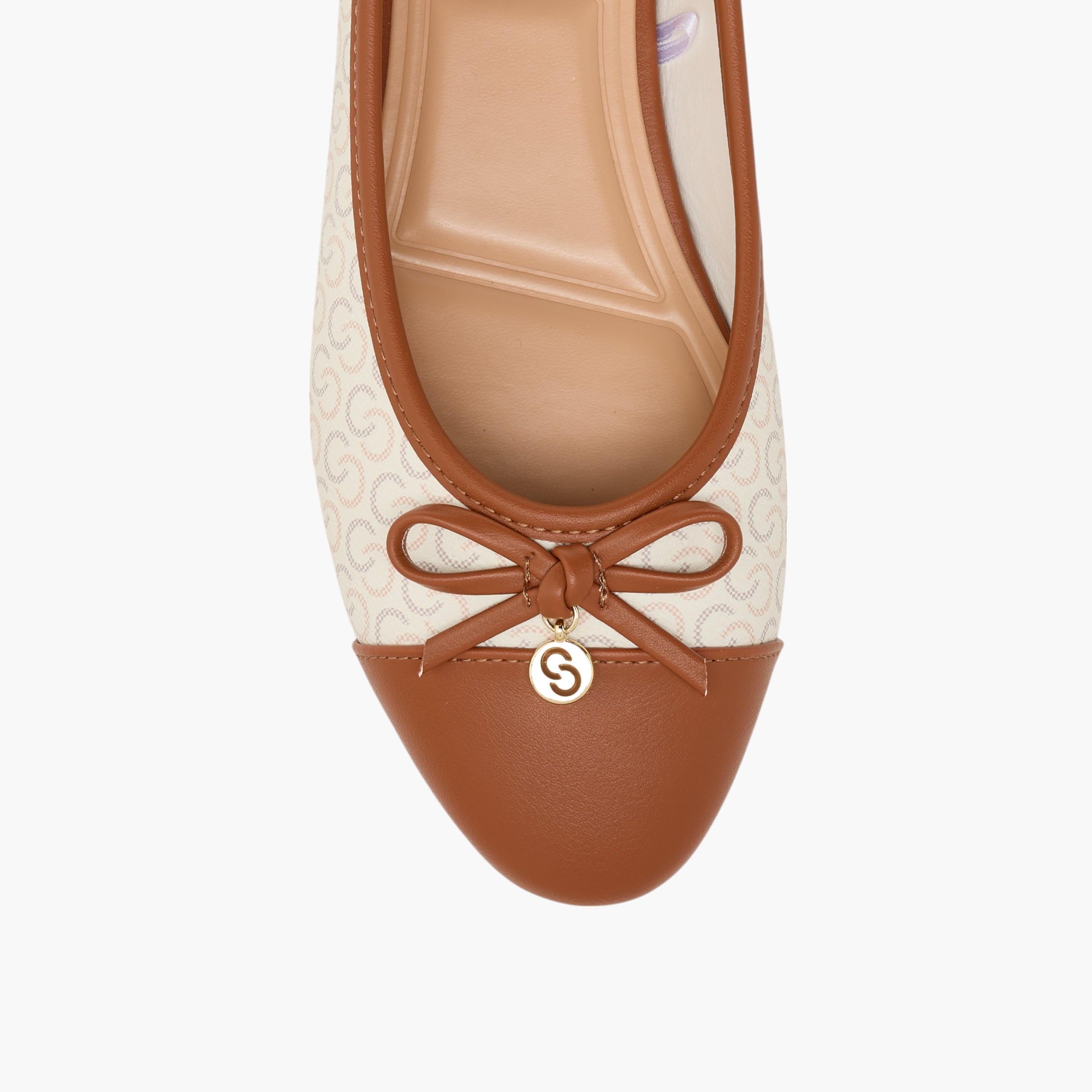 Celeste Women's Monogram Print Slip-On Ballerina Shoes-women-shoes-ballerinas-image-4