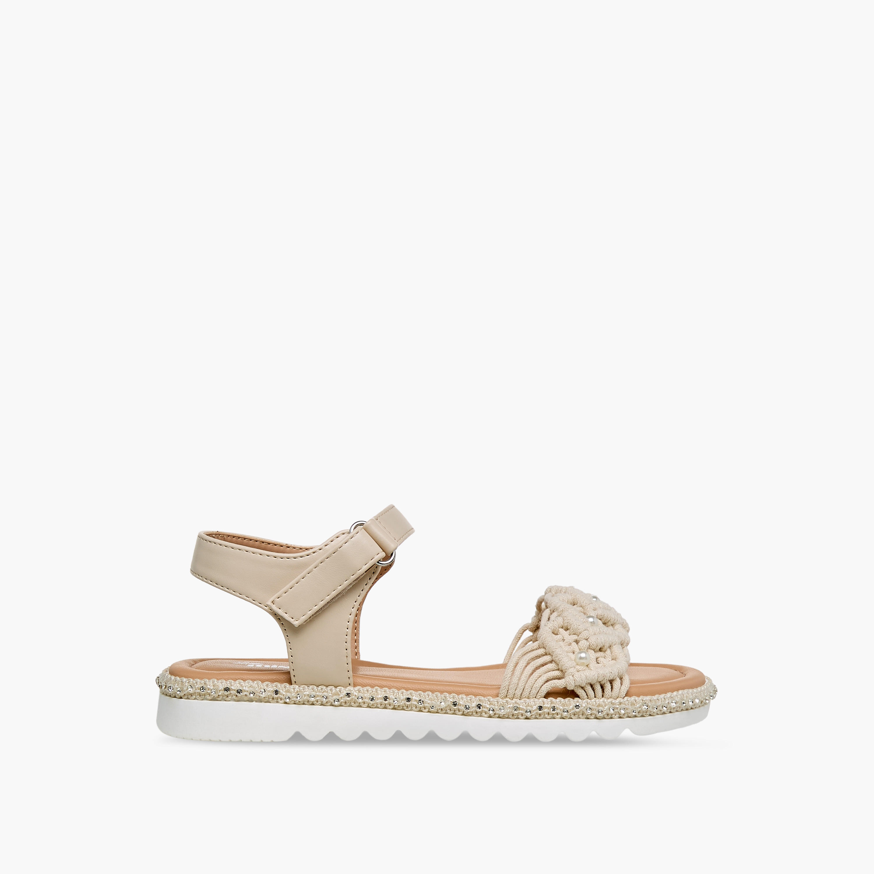 Little Missy Girls Hook and Loop Sandals-girls-shoes-sandals-image-2