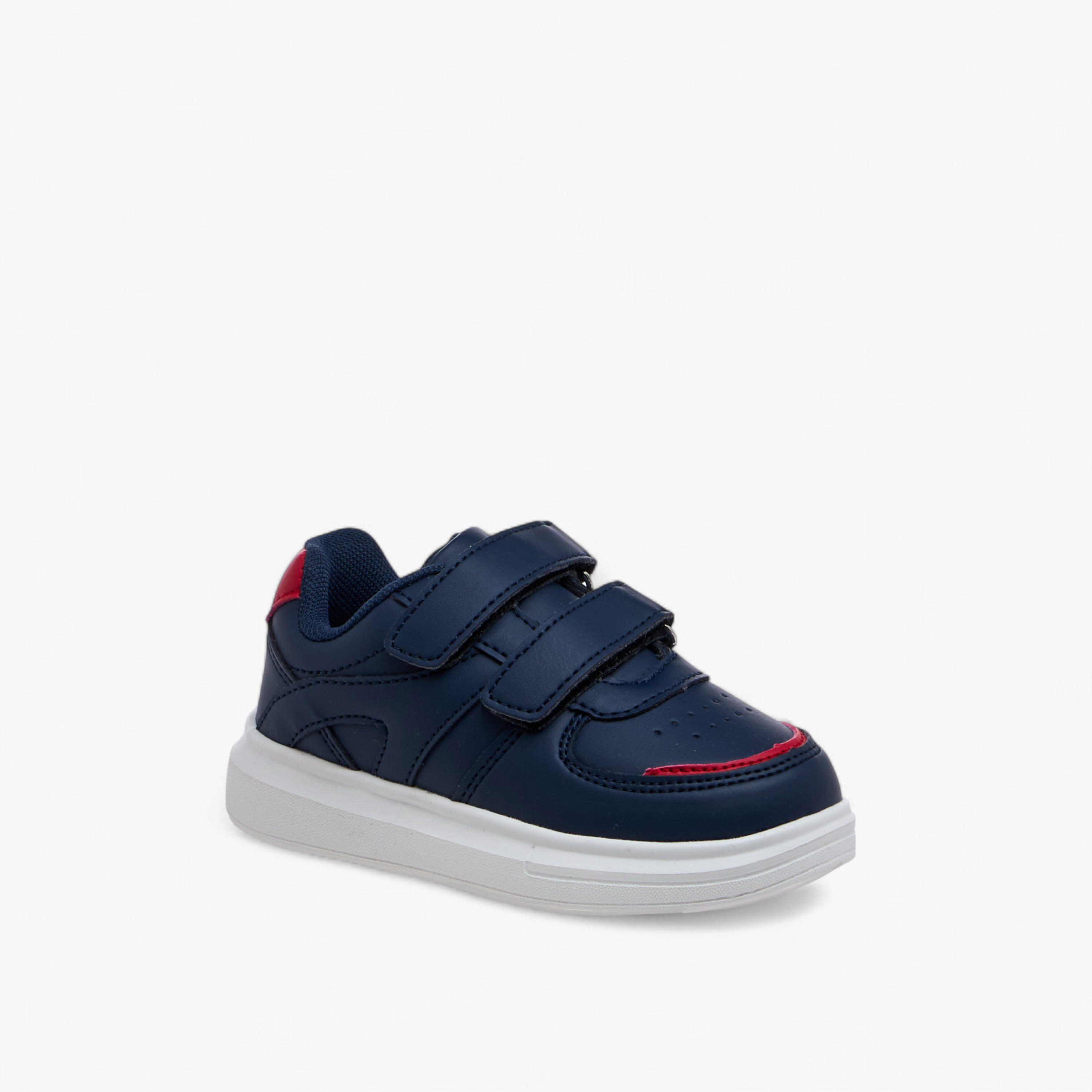 LBL by Shoexpress Panelled Sneakers with Hook and Loop Closure-girls-shoes-sneakers-image-2