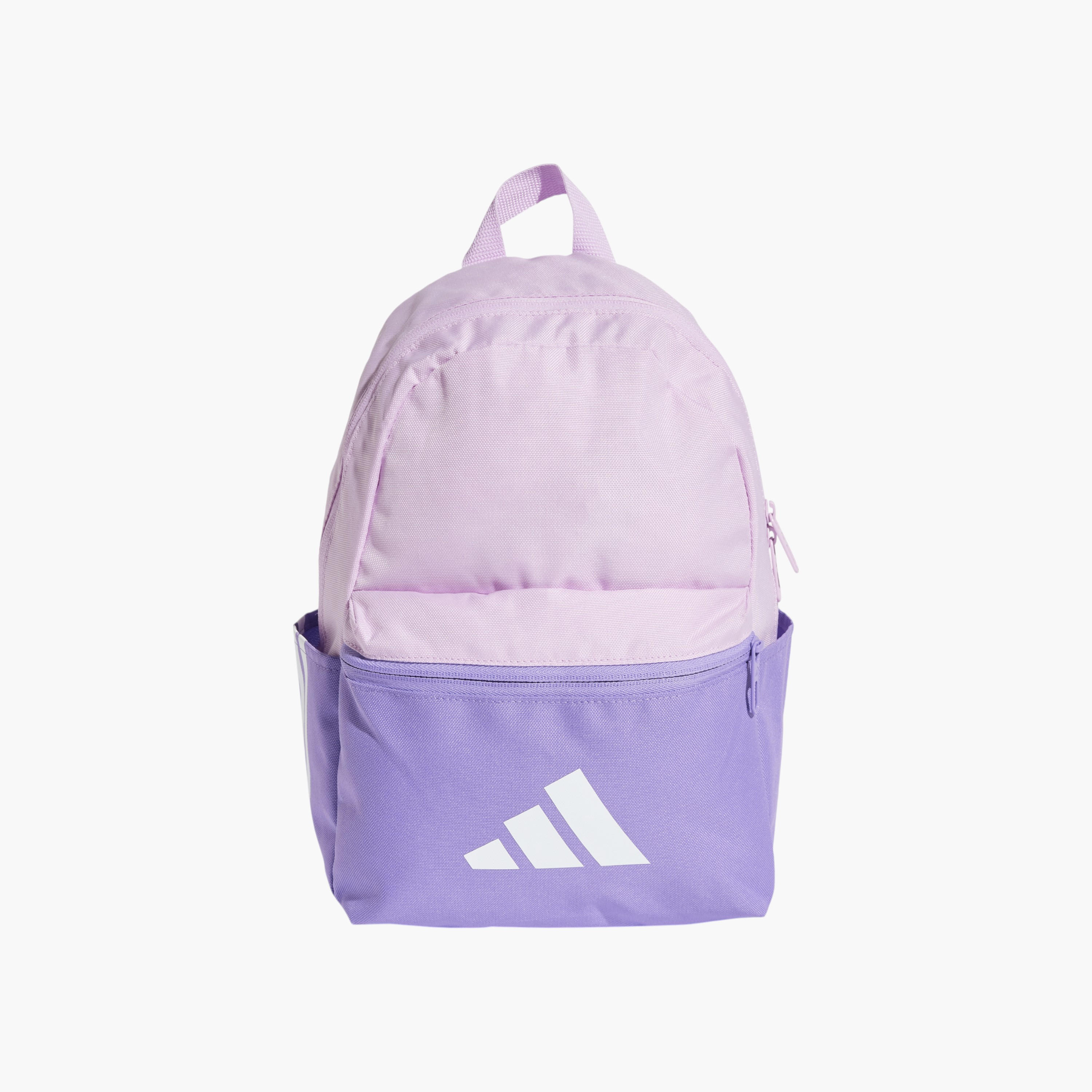 adidas Logo Print School Backpack with Adjustable Straps and Zip Closure-school-bagsandbackpacks-backpacks-image-1