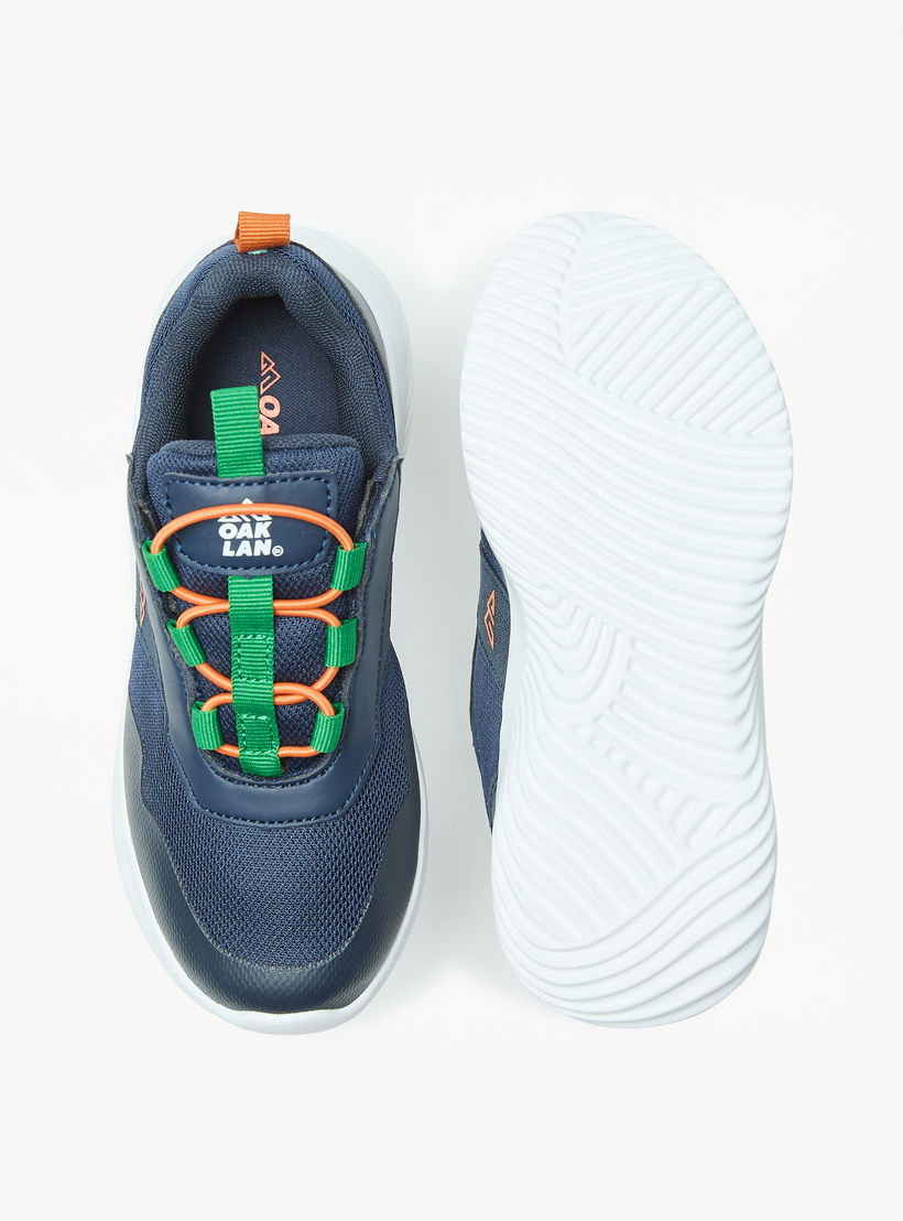 Oaklan by Shoexpress Colourblock Walking Shoes With Lace-up Closure-boys-shoes-sneakers-image-4