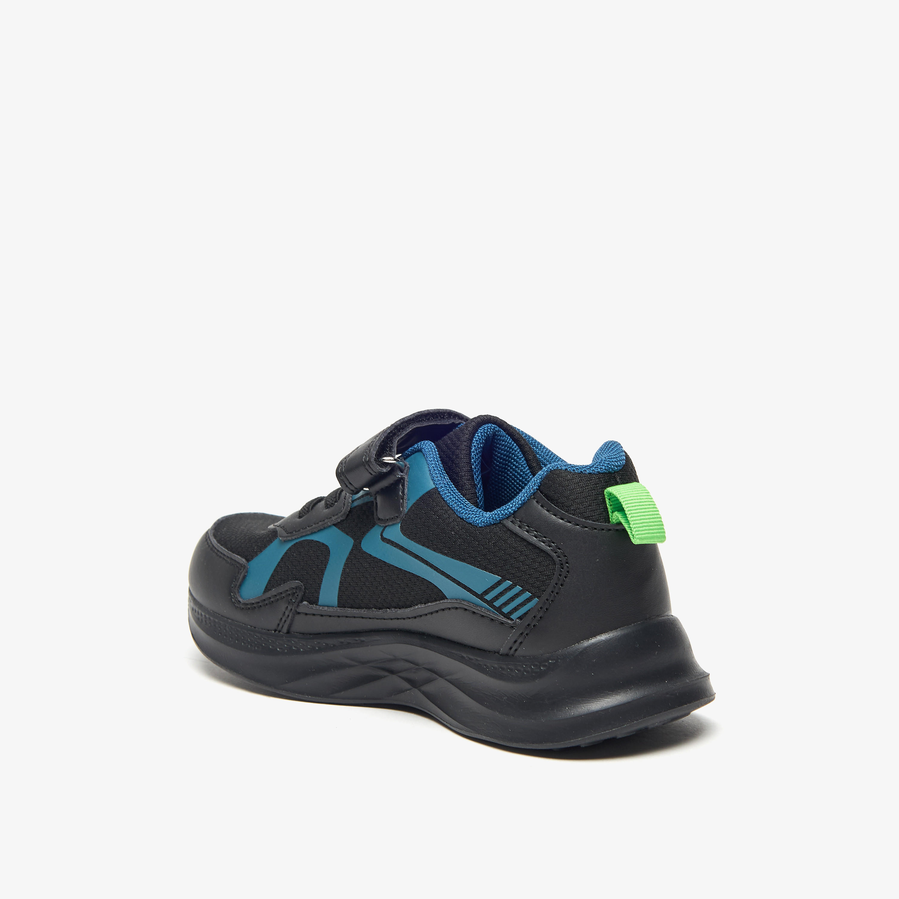 Oaklan by Shoexpress Panelled Sports Shoes with Hook and Loop Closure-boys-shoes-sneakers-image-2