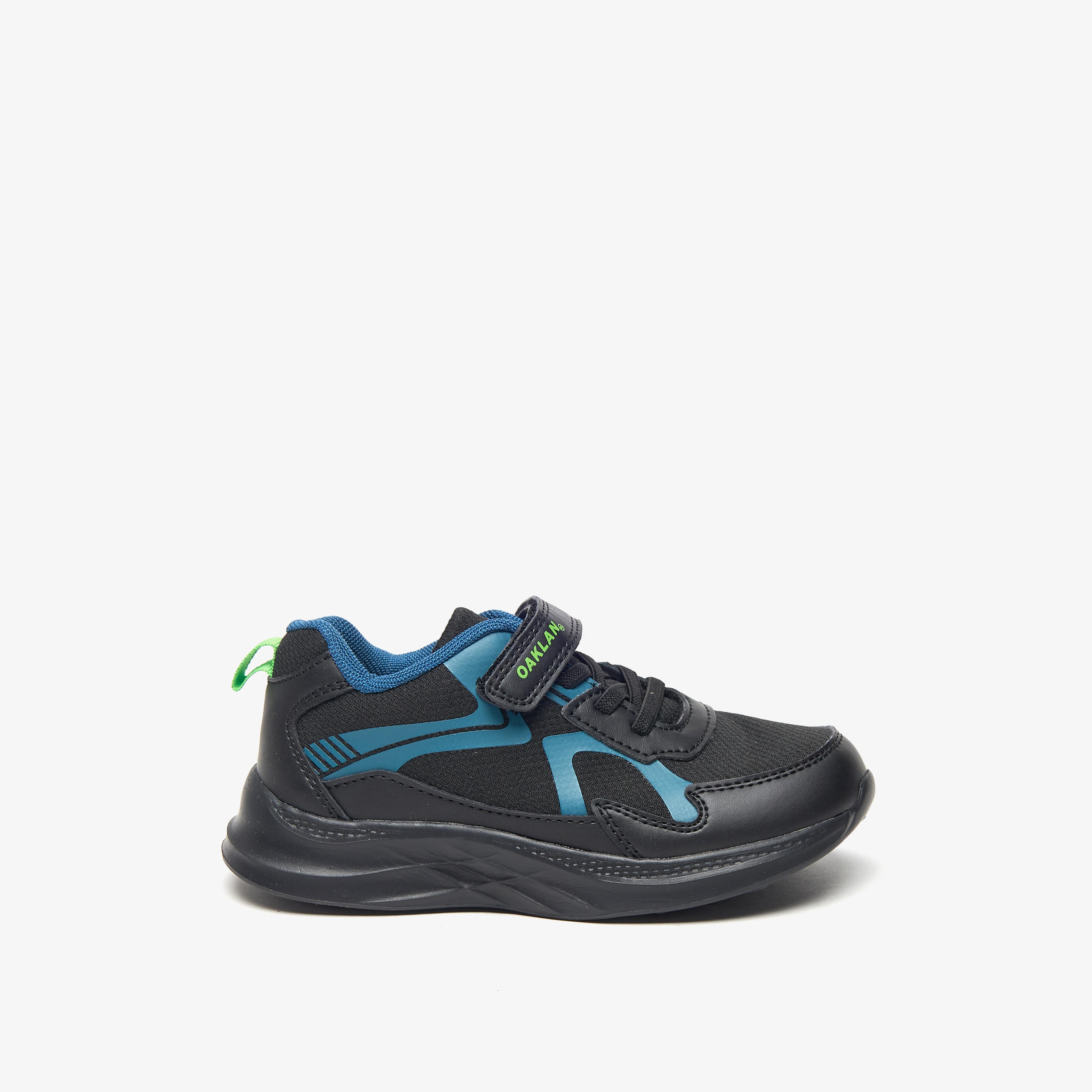 Oaklan by Shoexpress Panelled Sports Shoes with Hook and Loop Closure-boys-shoes-sneakers-image-3