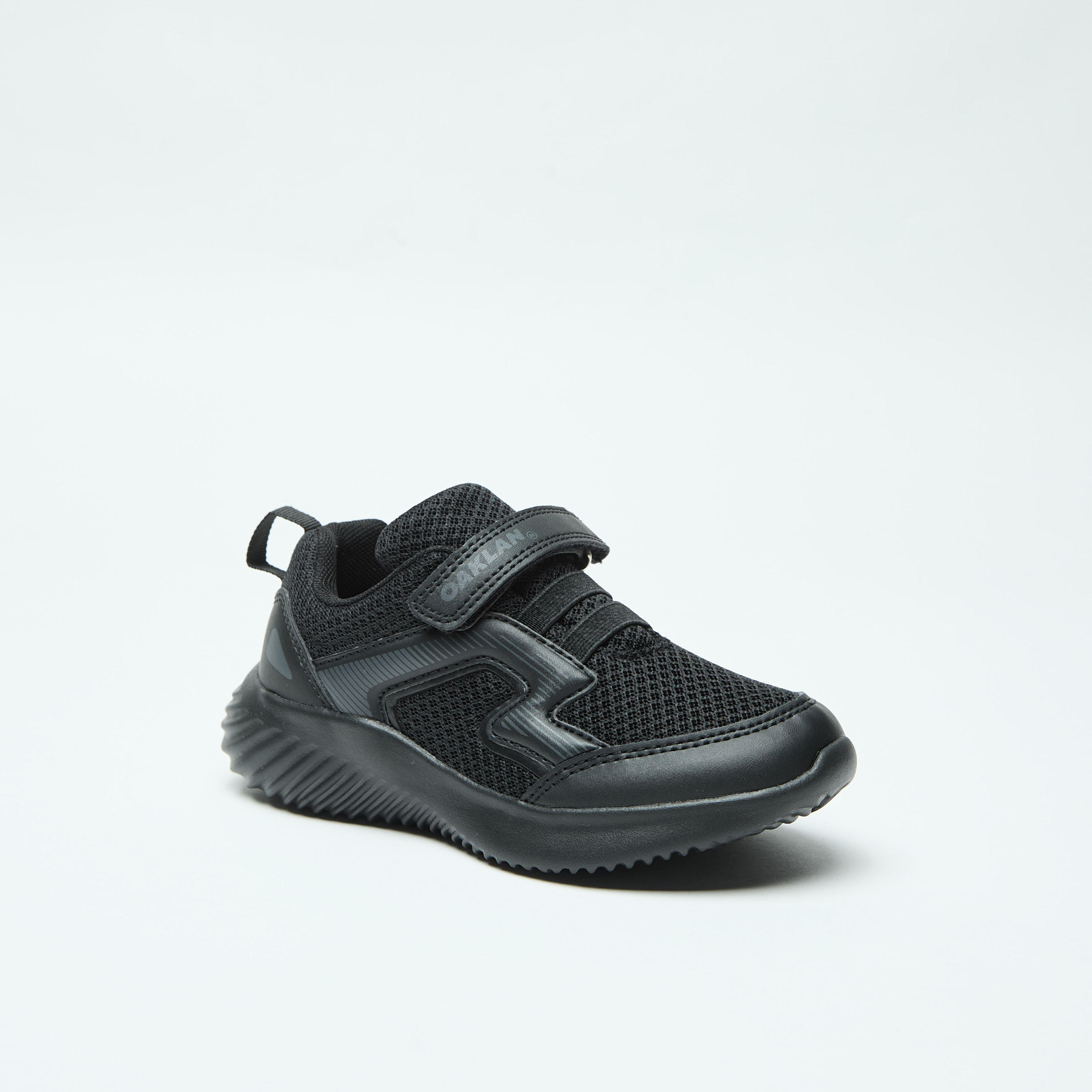 Oaklan by Shoexpress Textured Sneakers with Hook and Loop Closure-girls-shoes-sports-image-1