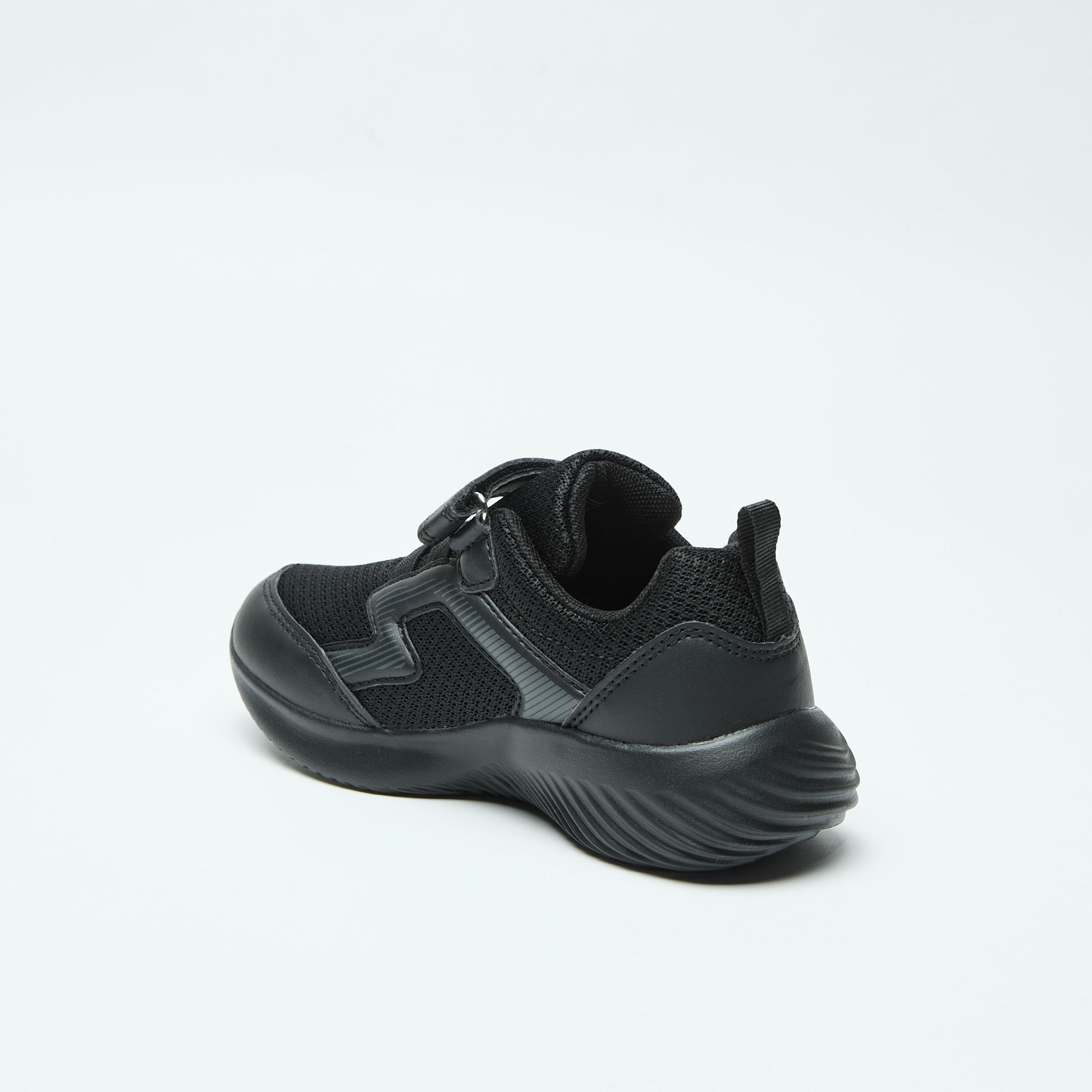 Oaklan by Shoexpress Textured Sneakers with Hook and Loop Closure-girls-shoes-sports-image-2