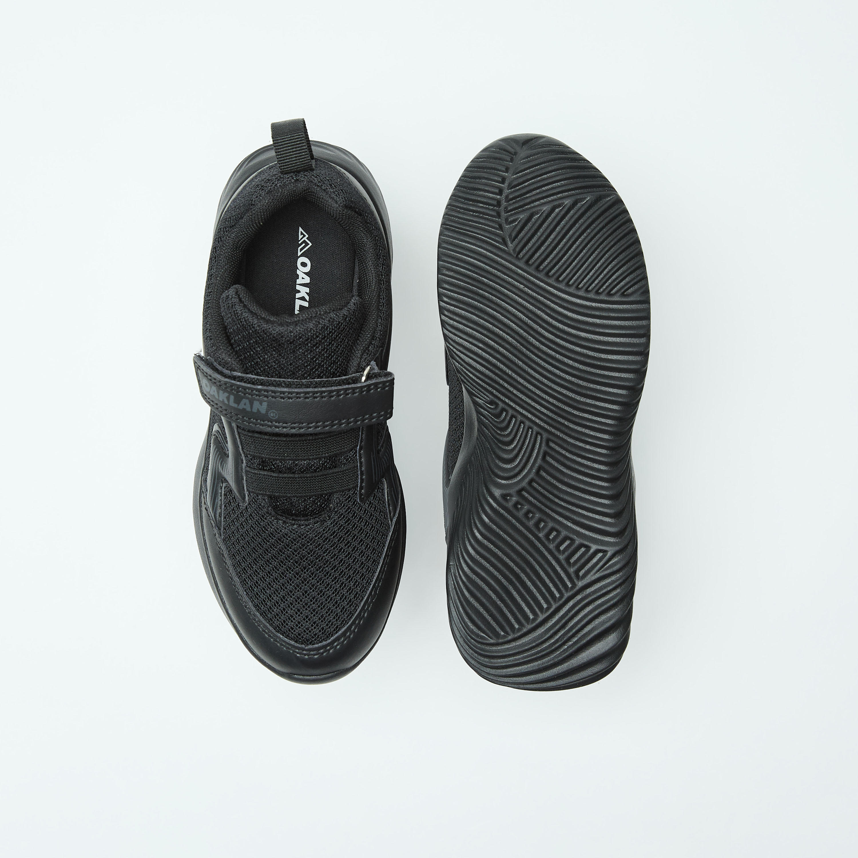 Oaklan by Shoexpress Textured Sneakers with Hook and Loop Closure-girls-shoes-sports-image-4
