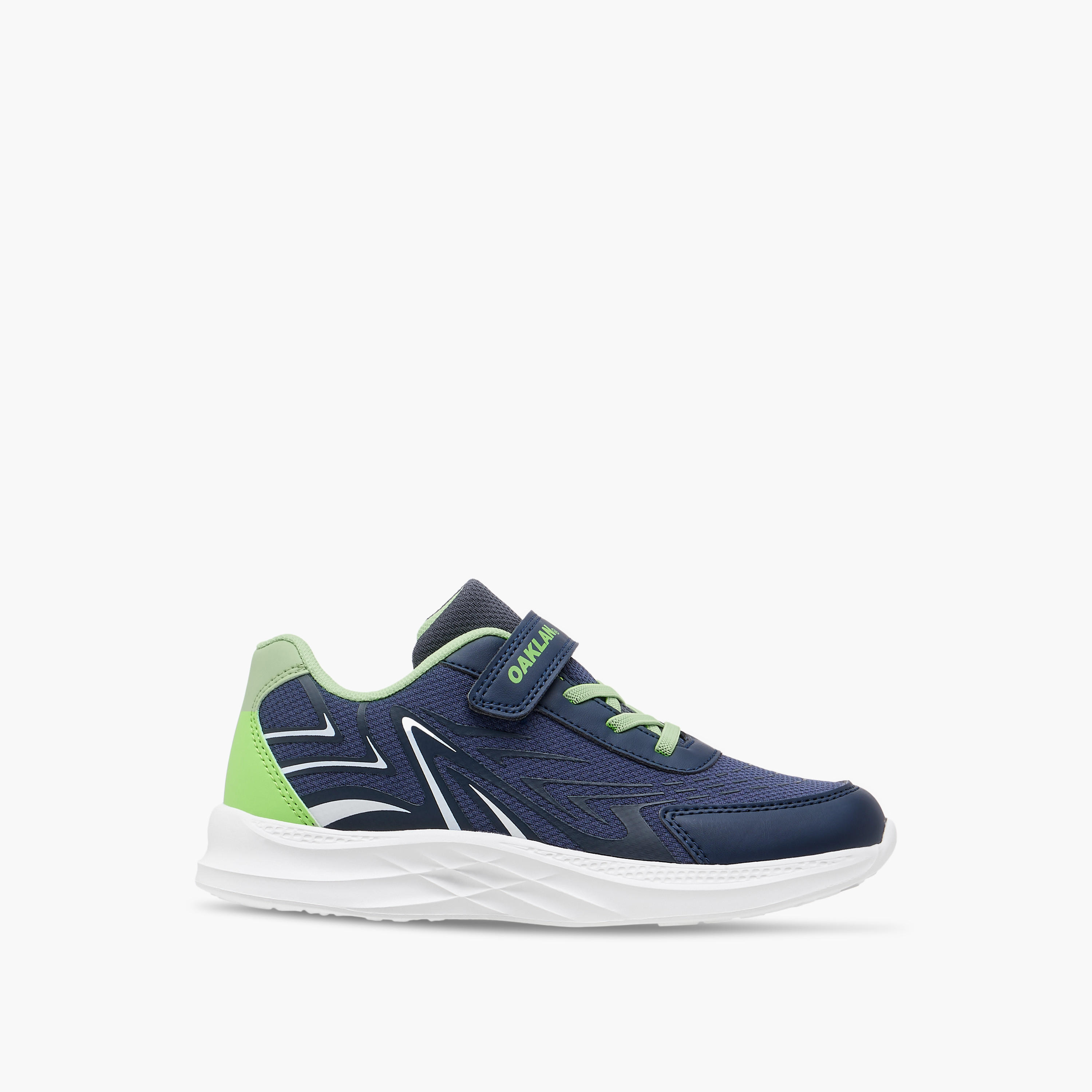 Oaklan by Shoexpress Panelled Sports Shoes with Hook and Loop Closure-boys-shoes-sneakers-image-3
