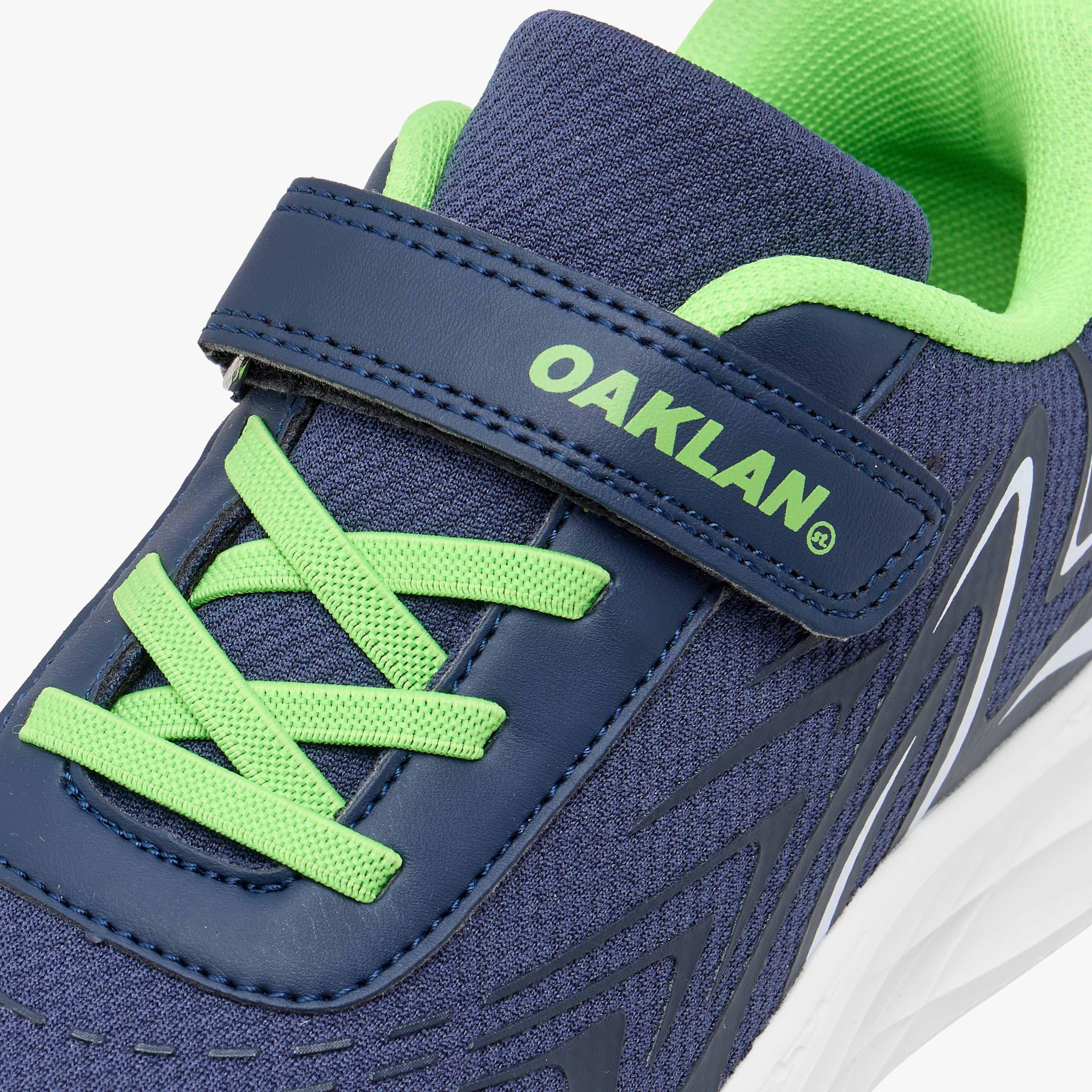 Oaklan by Shoexpress Panelled Sports Shoes with Hook and Loop Closure-boys-shoes-sneakers-image-4