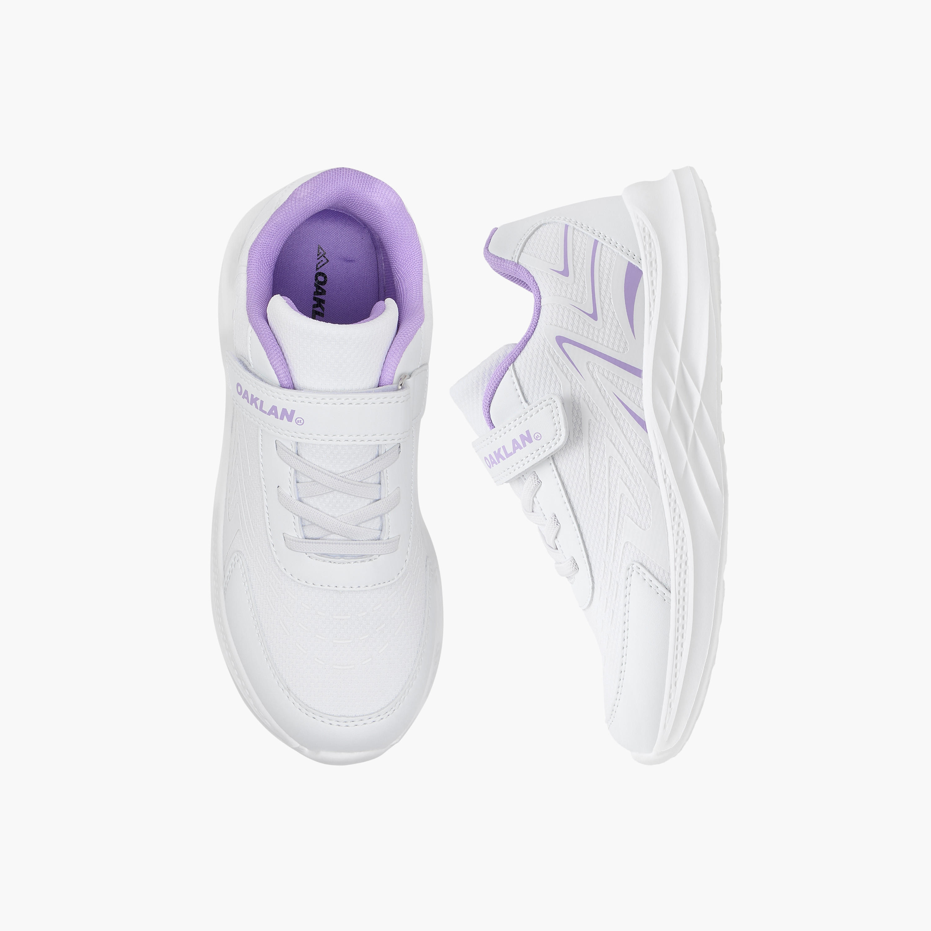 حذاء رياضي بشريط إغلاق لاصق وألواح من أوكلان من شو إكسبريس-girls-shoes-sports-image-1