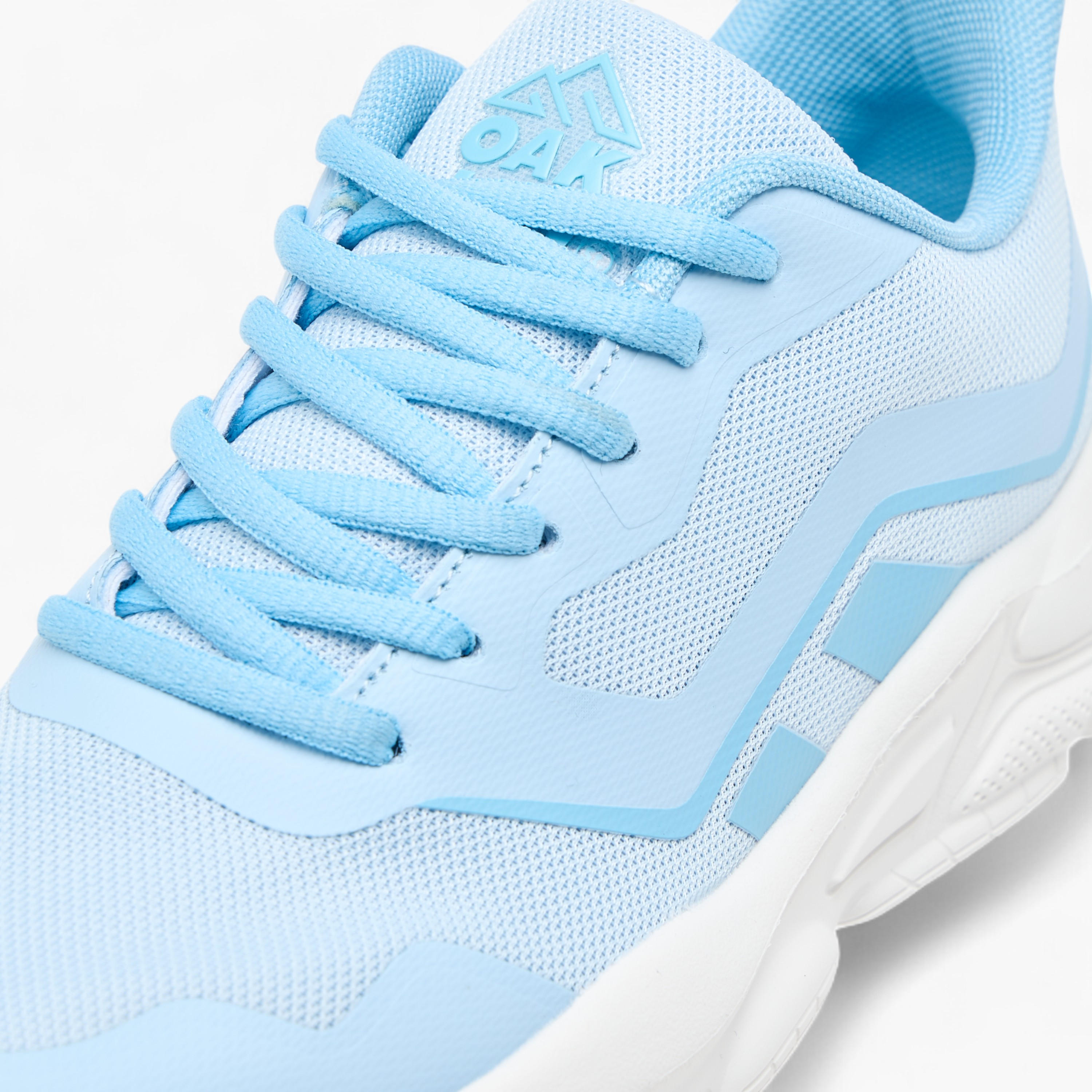 Oaklan by Shoexpress Textured Lace-Up Sports Shoes with Pull Tabs-sports-women-shoes-image-4