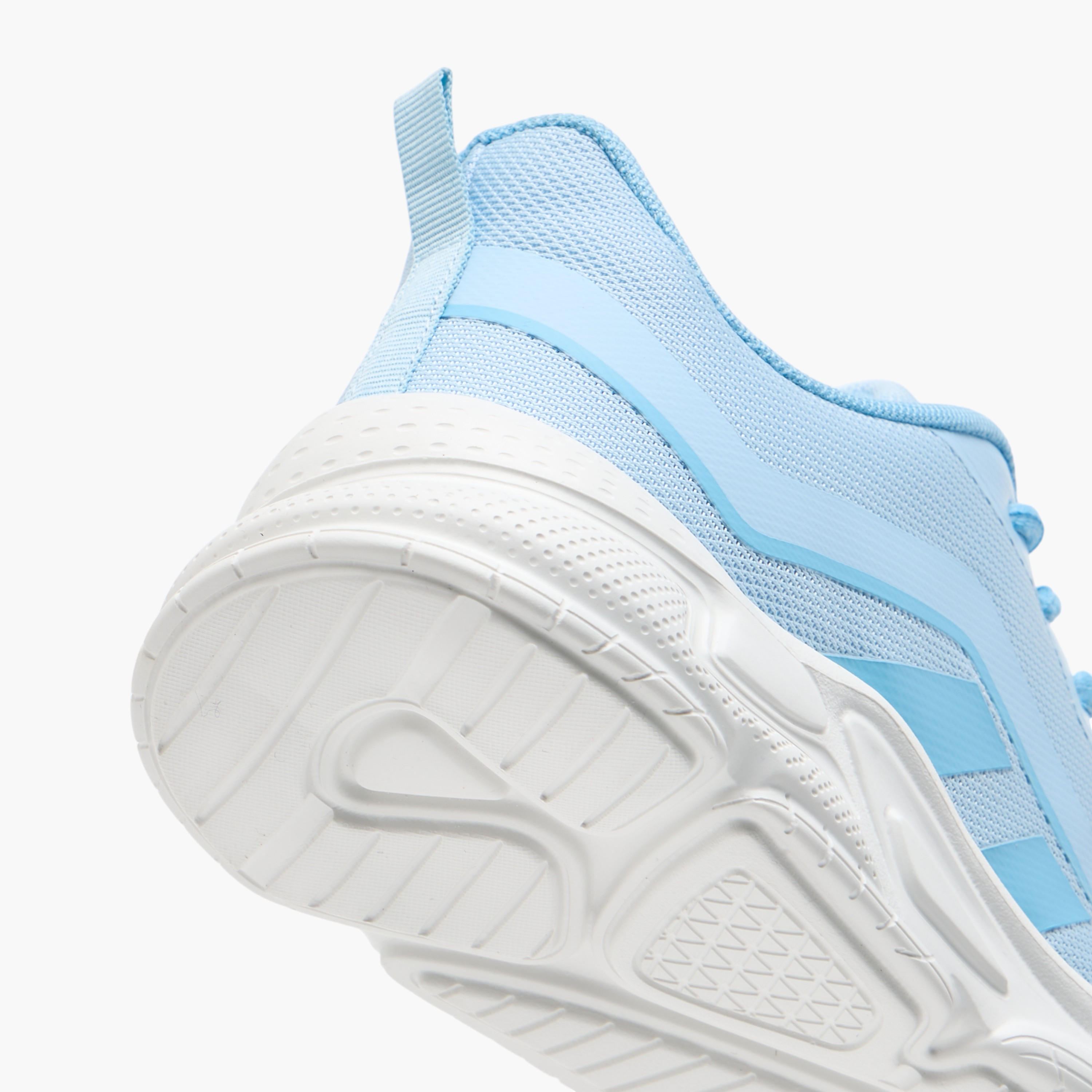 Oaklan by Shoexpress Textured Lace-Up Sports Shoes with Pull Tabs-sports-women-shoes-image-5