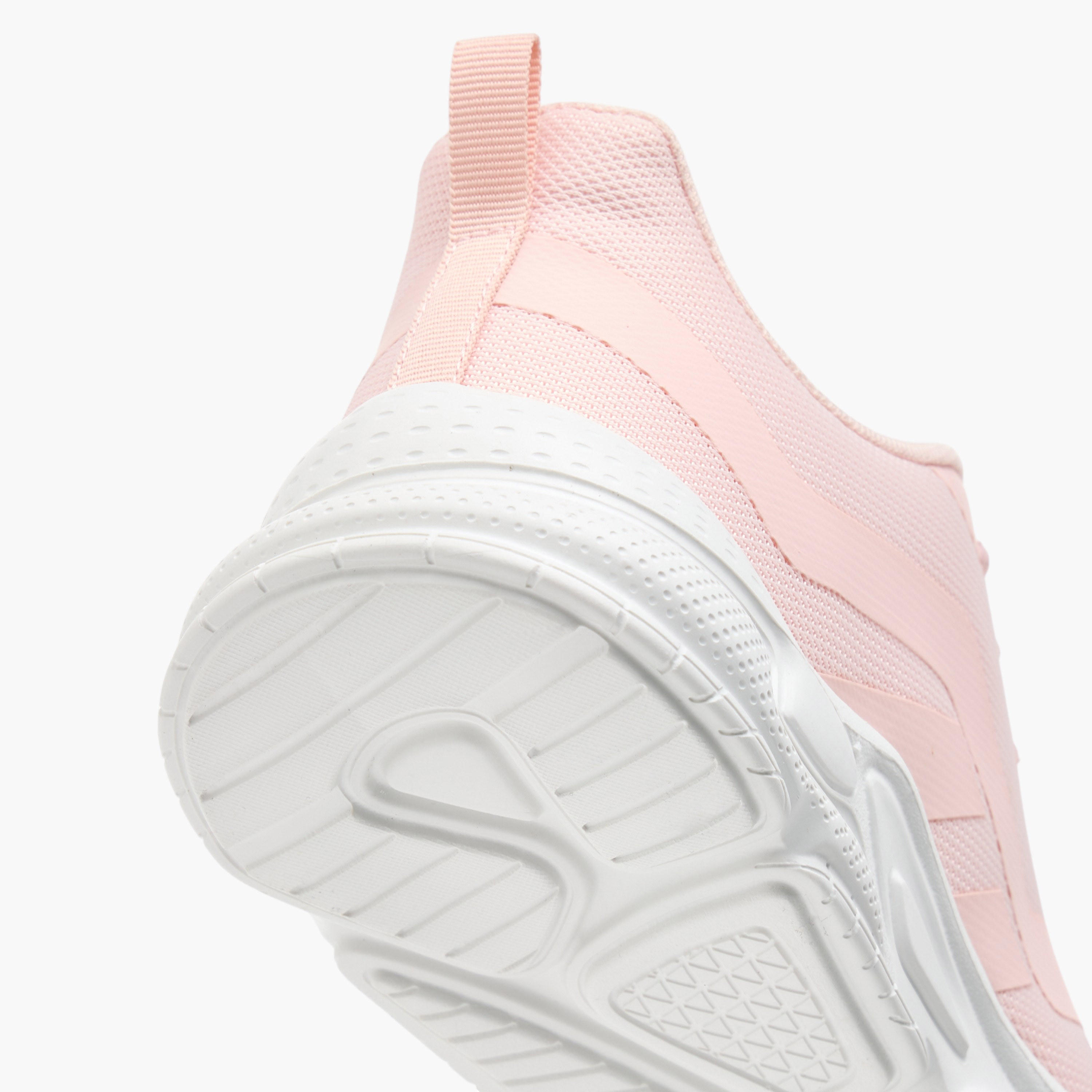 Oaklan by Shoexpress Textured Lace-Up Sports Shoes with Pull Tabs-sports-women-shoes-image-5