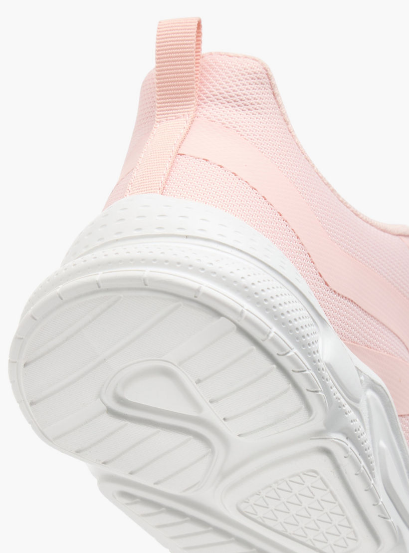 Oaklan by Shoexpress Textured Lace-Up Sports Shoes with Pull Tabs-sports-women-shoes-image-5