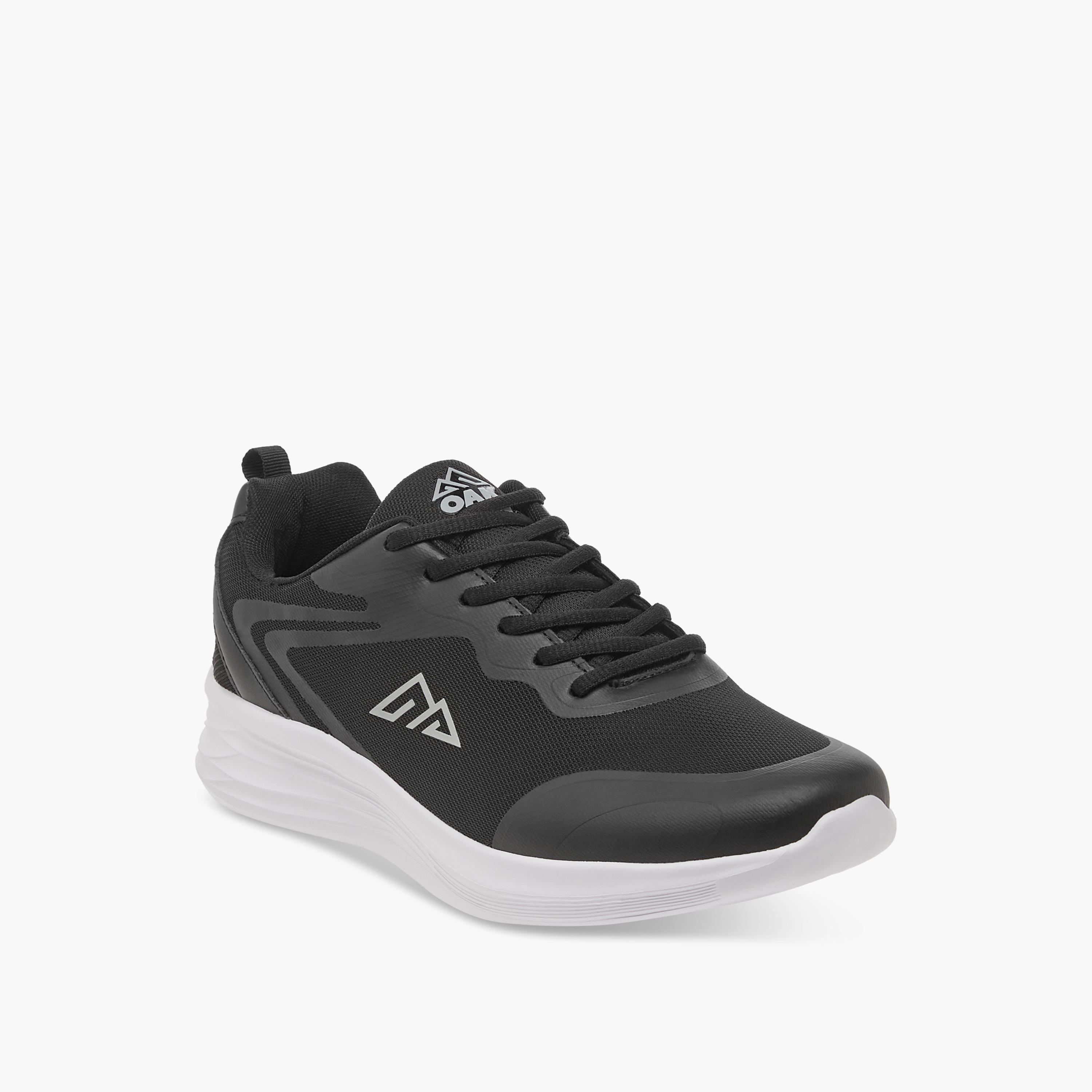 Oaklan by Shoexpress Logo Detail Lace-Up Sports Shoes-sports-men-shoes-image-2