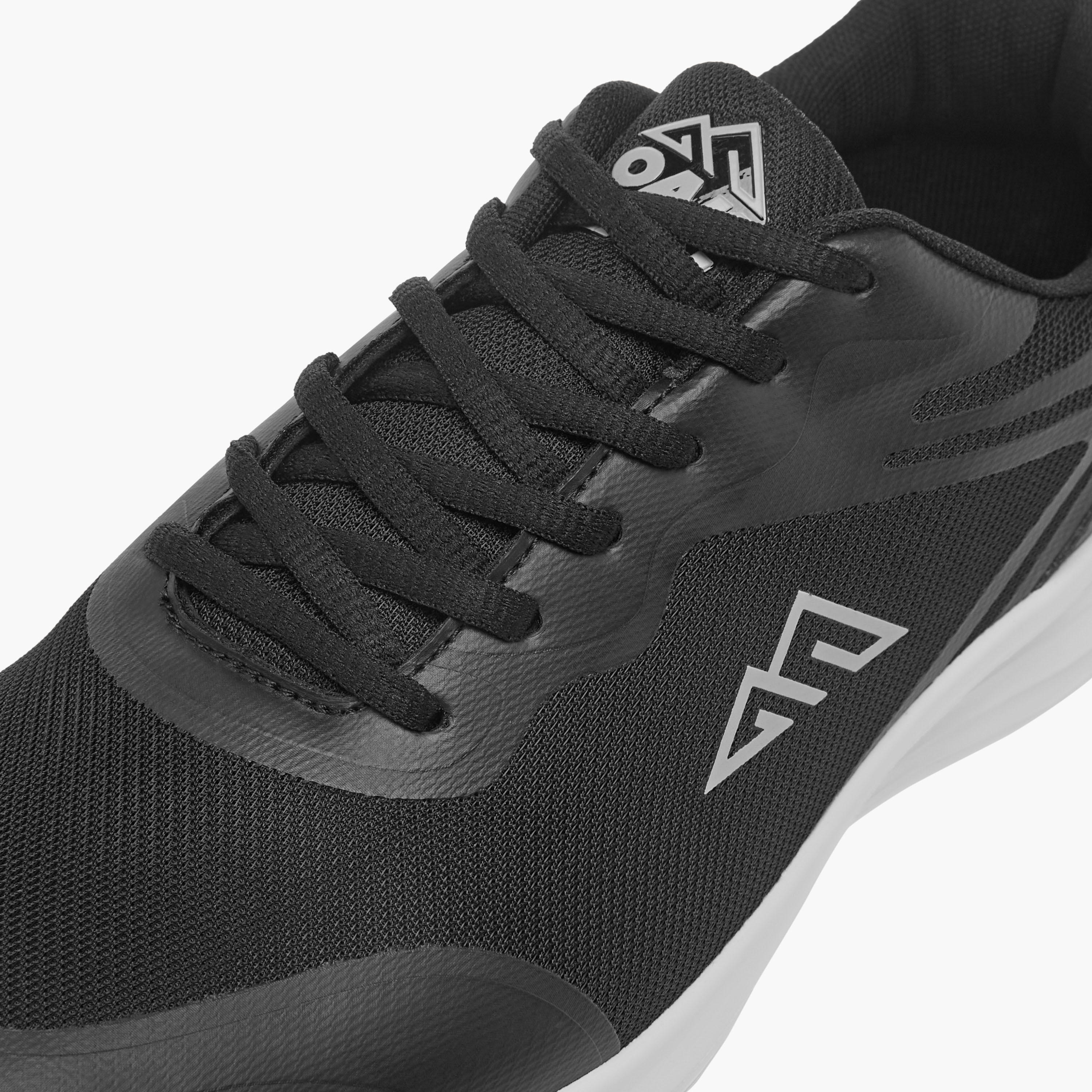 Oaklan by Shoexpress Logo Detail Lace-Up Sports Shoes-sports-men-shoes-image-4