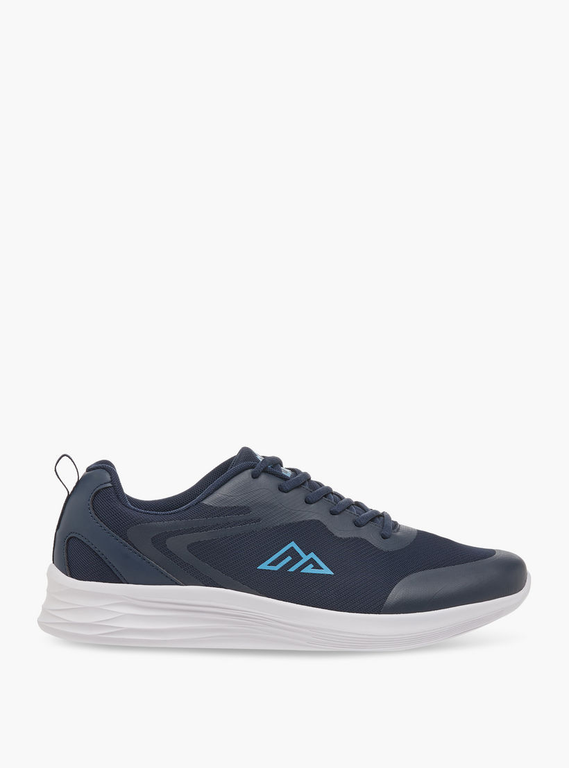 Oaklan by Shoexpress Logo Detail Lace-Up Sports Shoes-sports-men-shoes-image-3