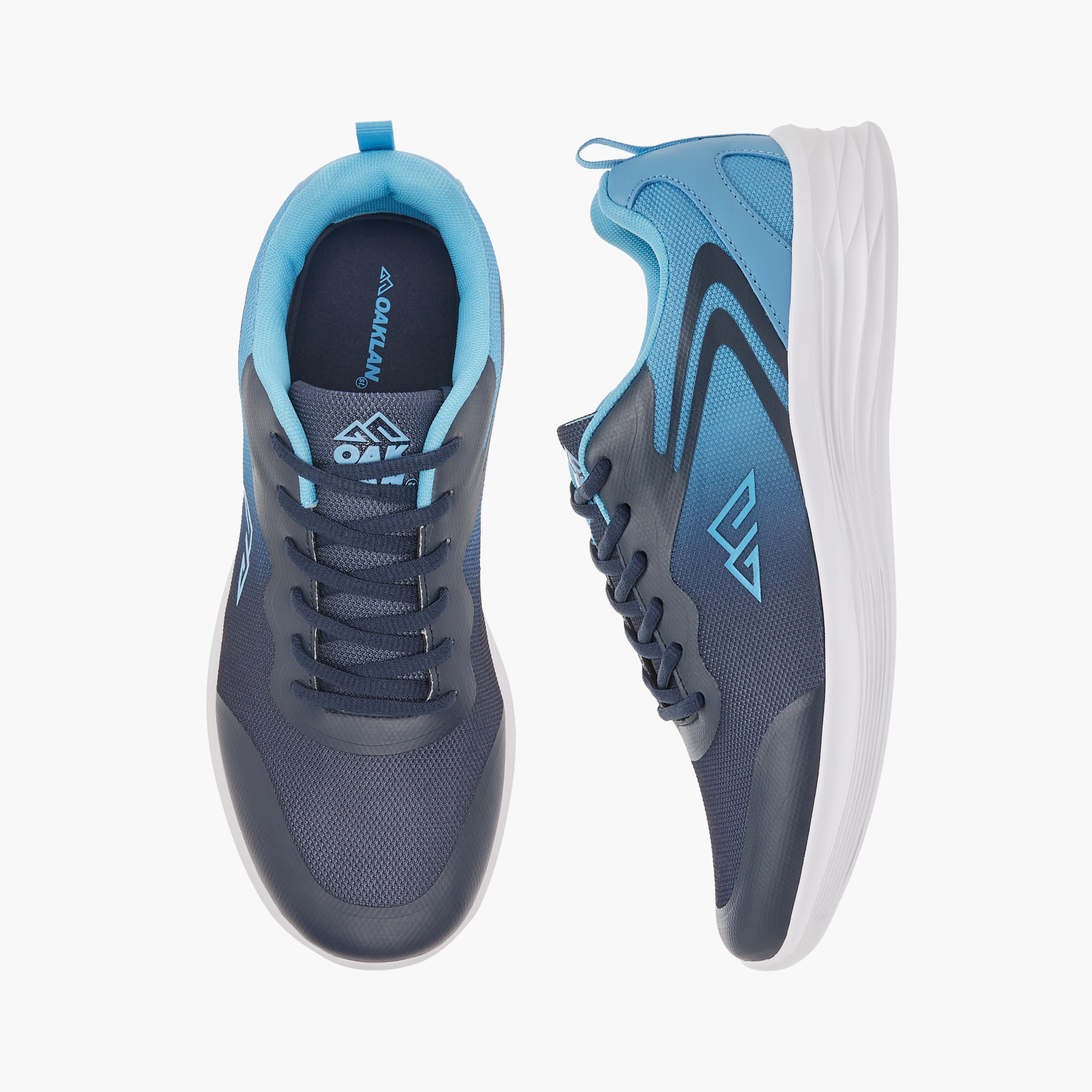 Oaklan by Shoexpress Logo Detail Lace-Up Sports Shoes-sports-men-shoes-image-1