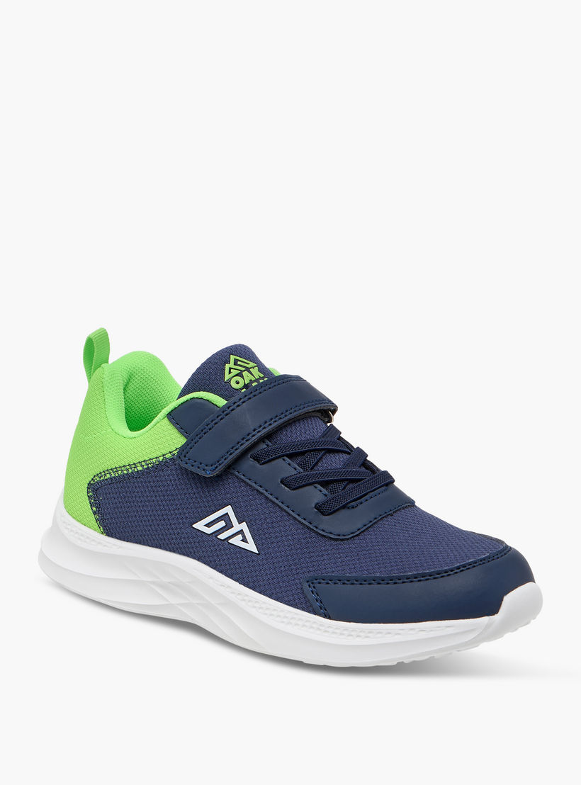 Oaklan by Shoexpress Panelled Sports Shoes with Hook and Loop Closure-boys-shoes-sneakers-image-2
