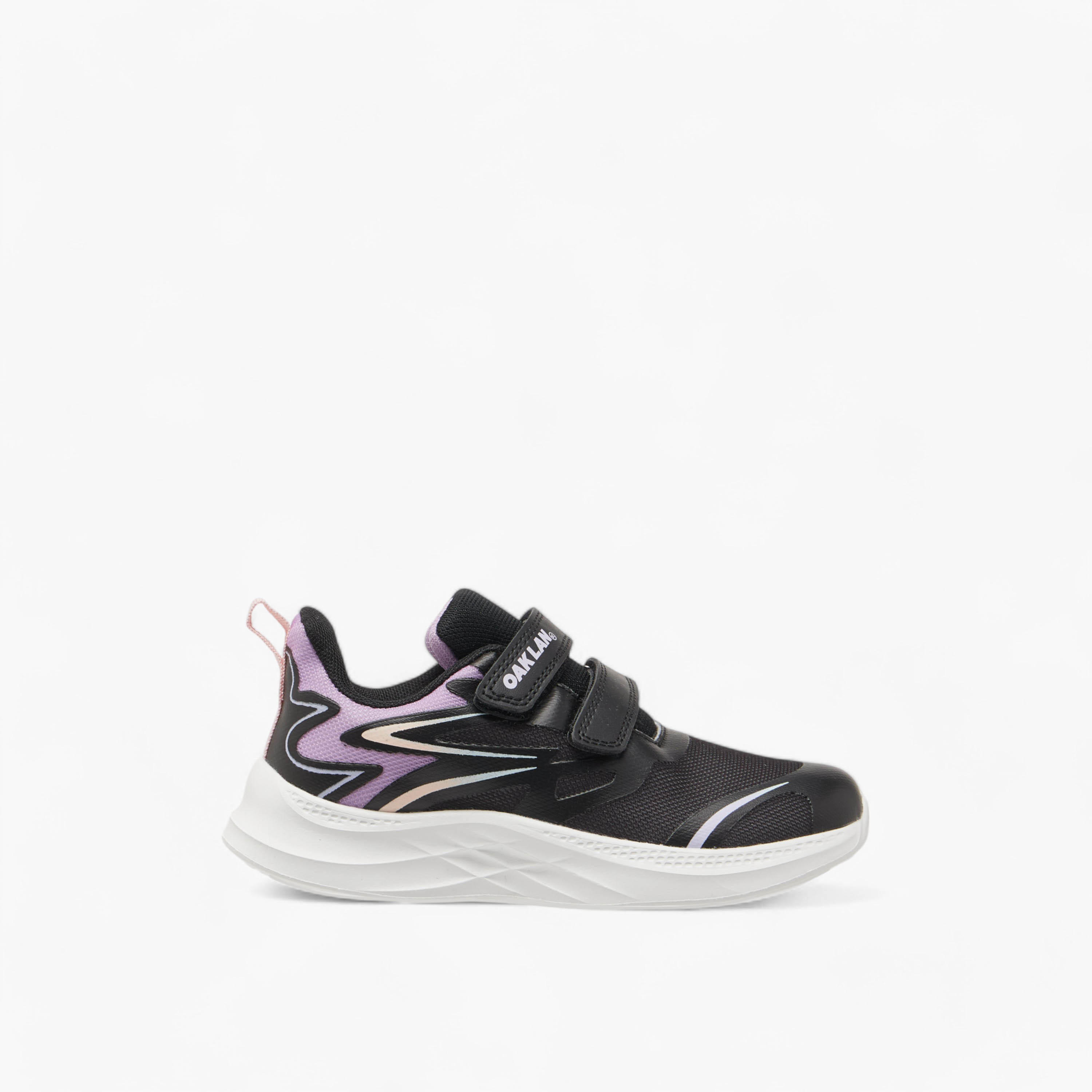 Oaklan by Shoexpress Pull Tab Detail Sports Shoes with Hook and Loop Closure-girls-shoes-sports-image-2