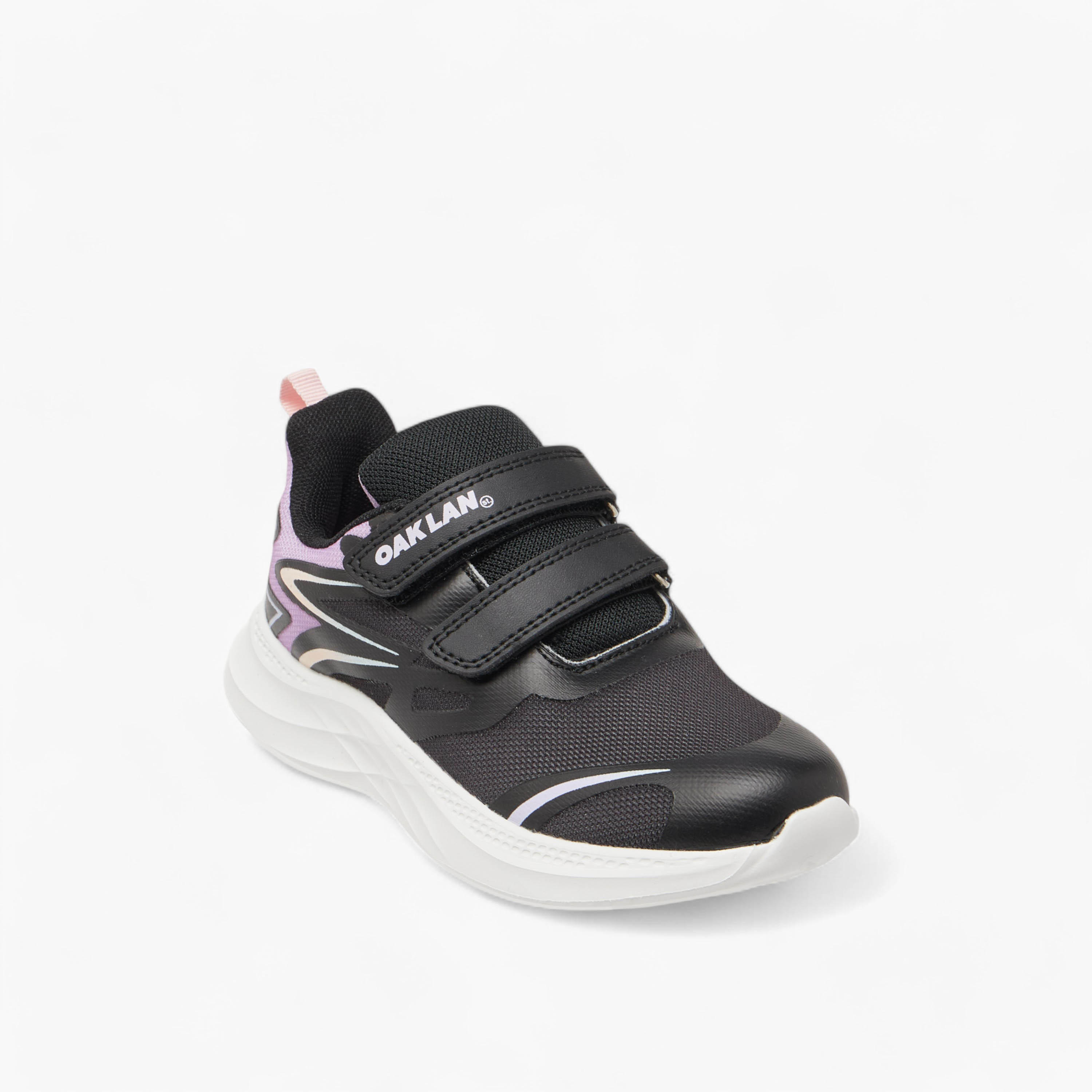 Oaklan by Shoexpress Pull Tab Detail Sports Shoes with Hook and Loop Closure-girls-shoes-sports-image-3