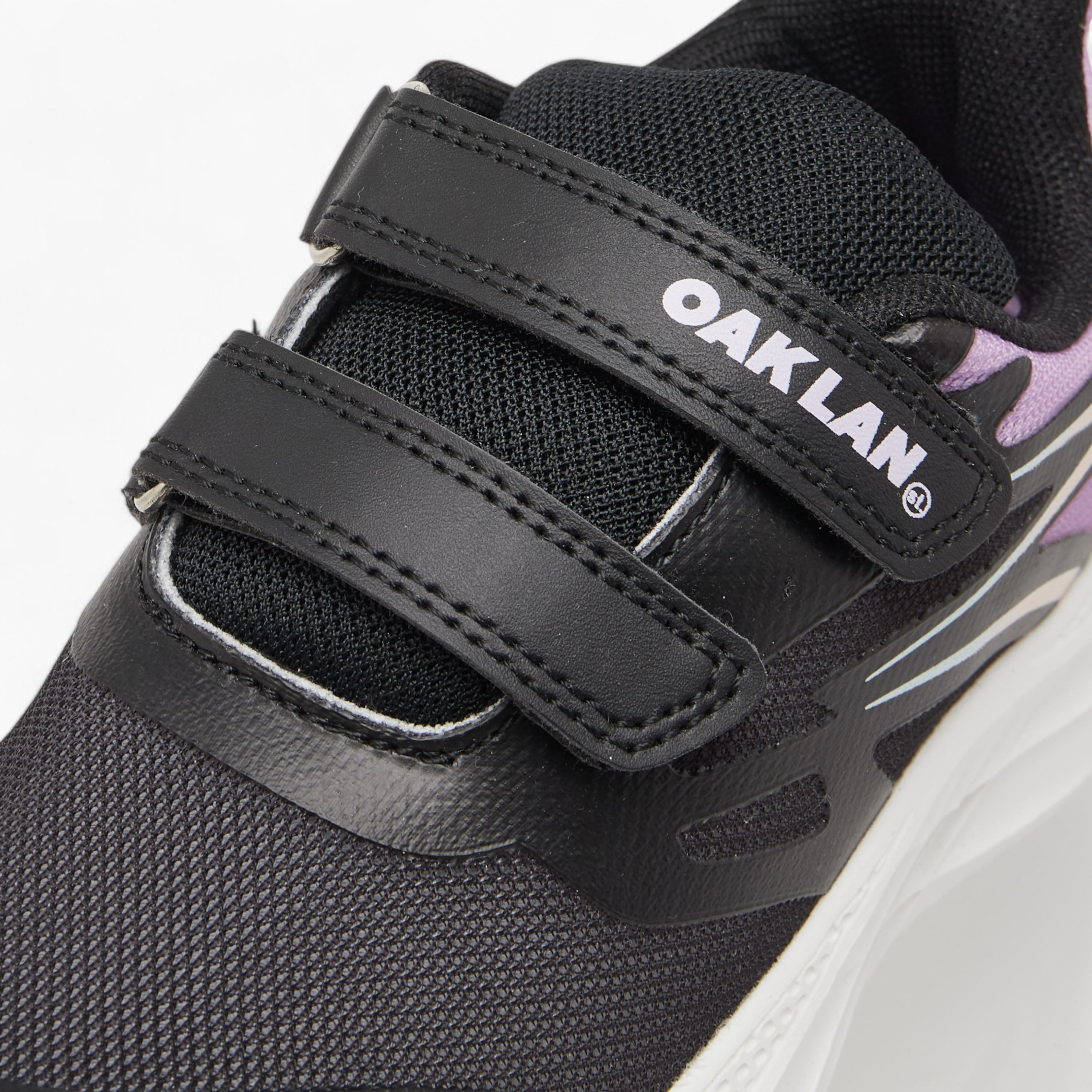 Oaklan by Shoexpress Pull Tab Detail Sports Shoes with Hook and Loop Closure-girls-shoes-sports-image-4