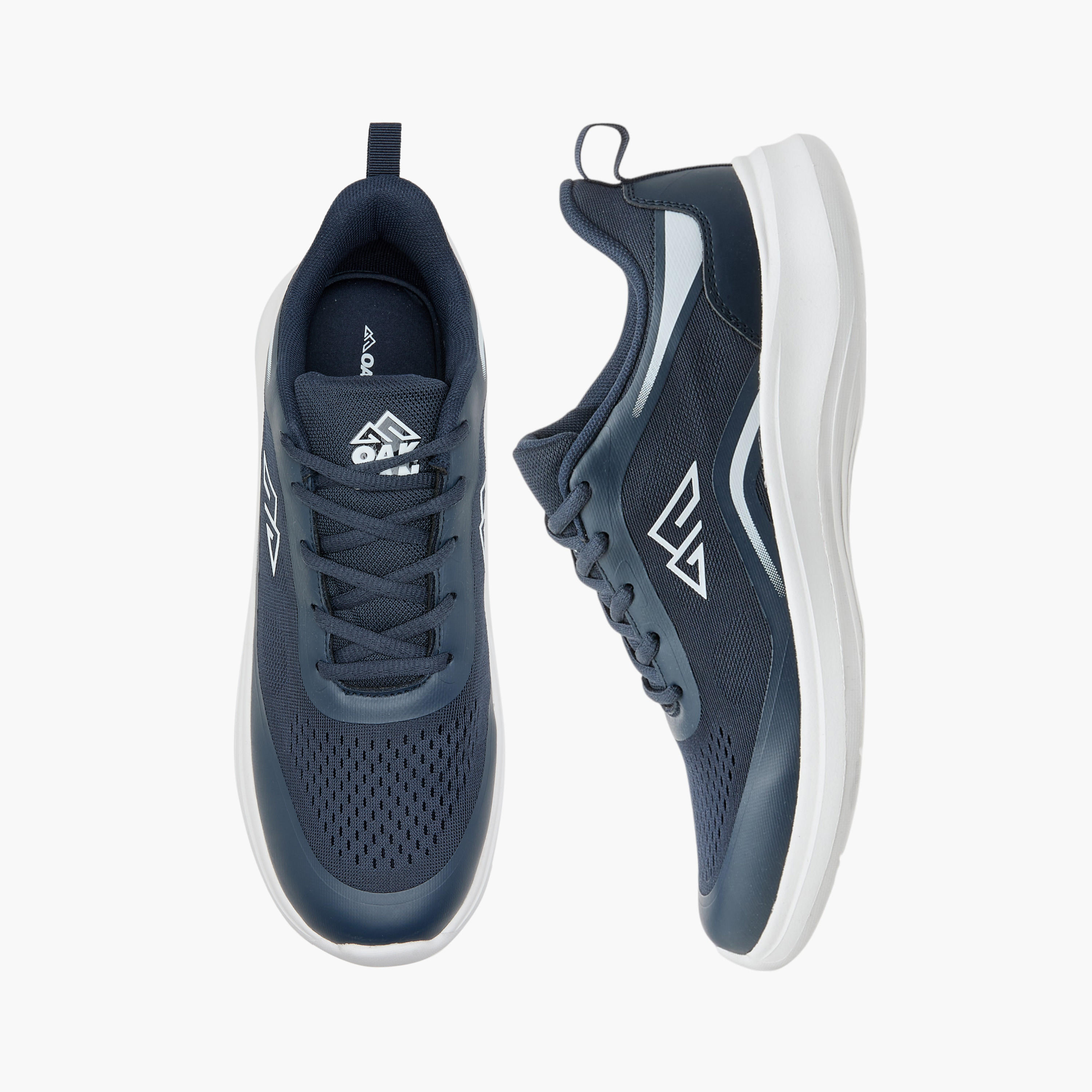 Oaklan by Shoexpress Textured Sports Shoes with Lace-Up Closure-sports-men-shoes-image-1