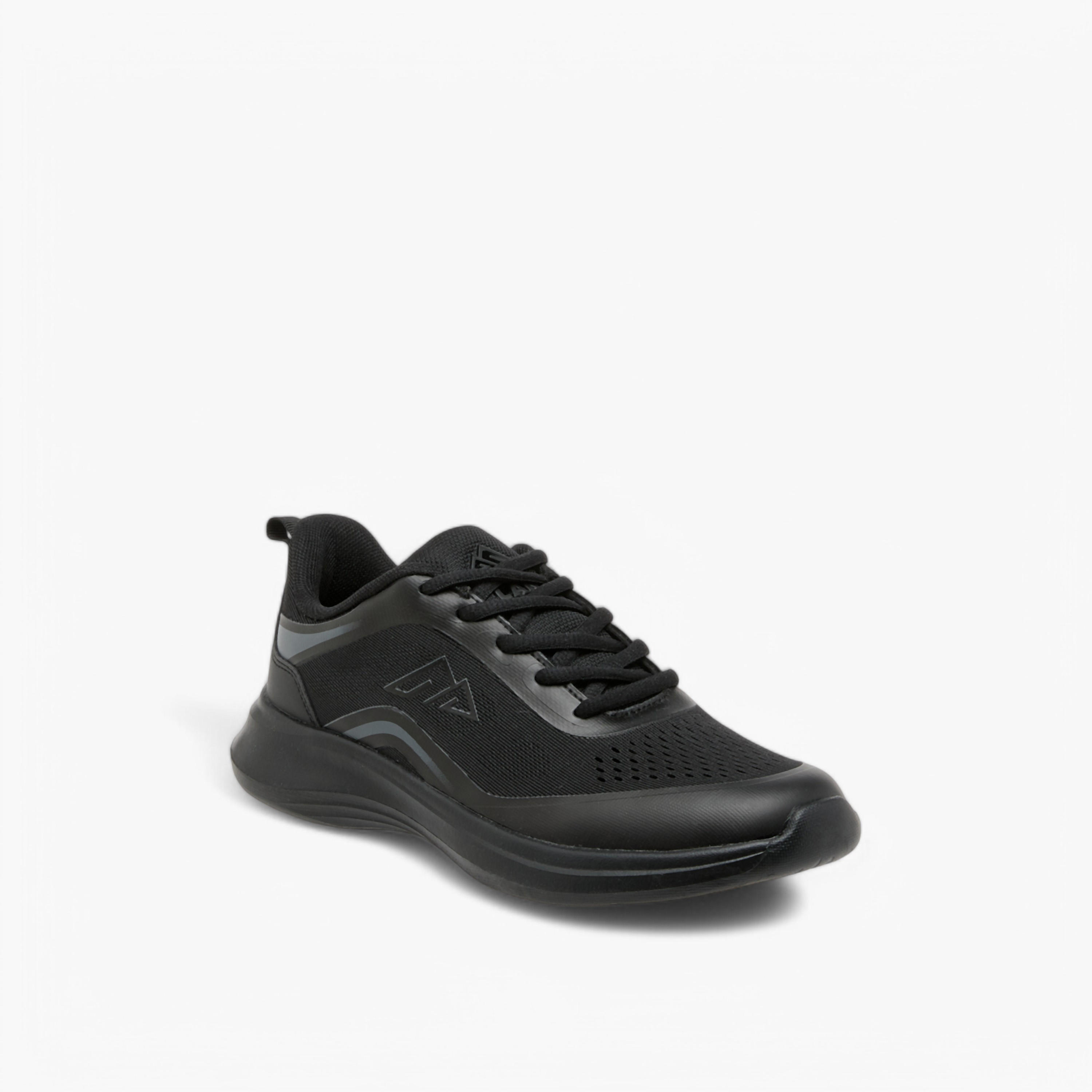 Oaklan by Shoexpress Textured Sports Shoes with Lace-Up Closure and Pull-Tab-women-shoes-sneakers-image-2