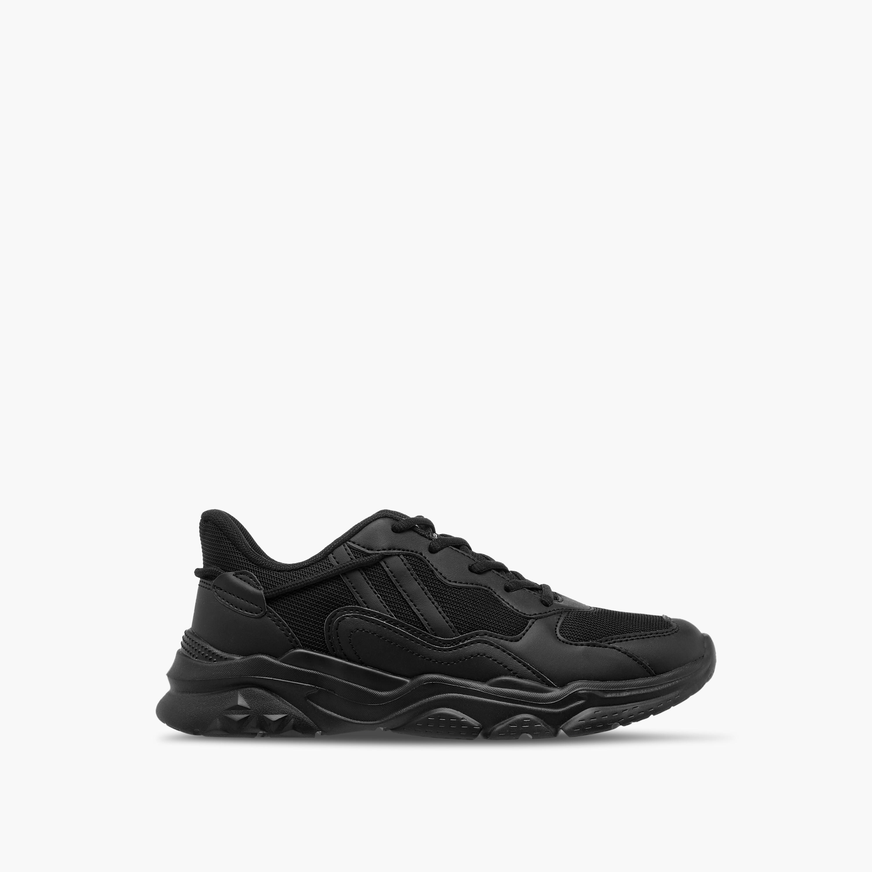 Oaklan by Shoexpress Panelled Sports Shoes with Lace Closure-women-shoes-sneakers-image-3