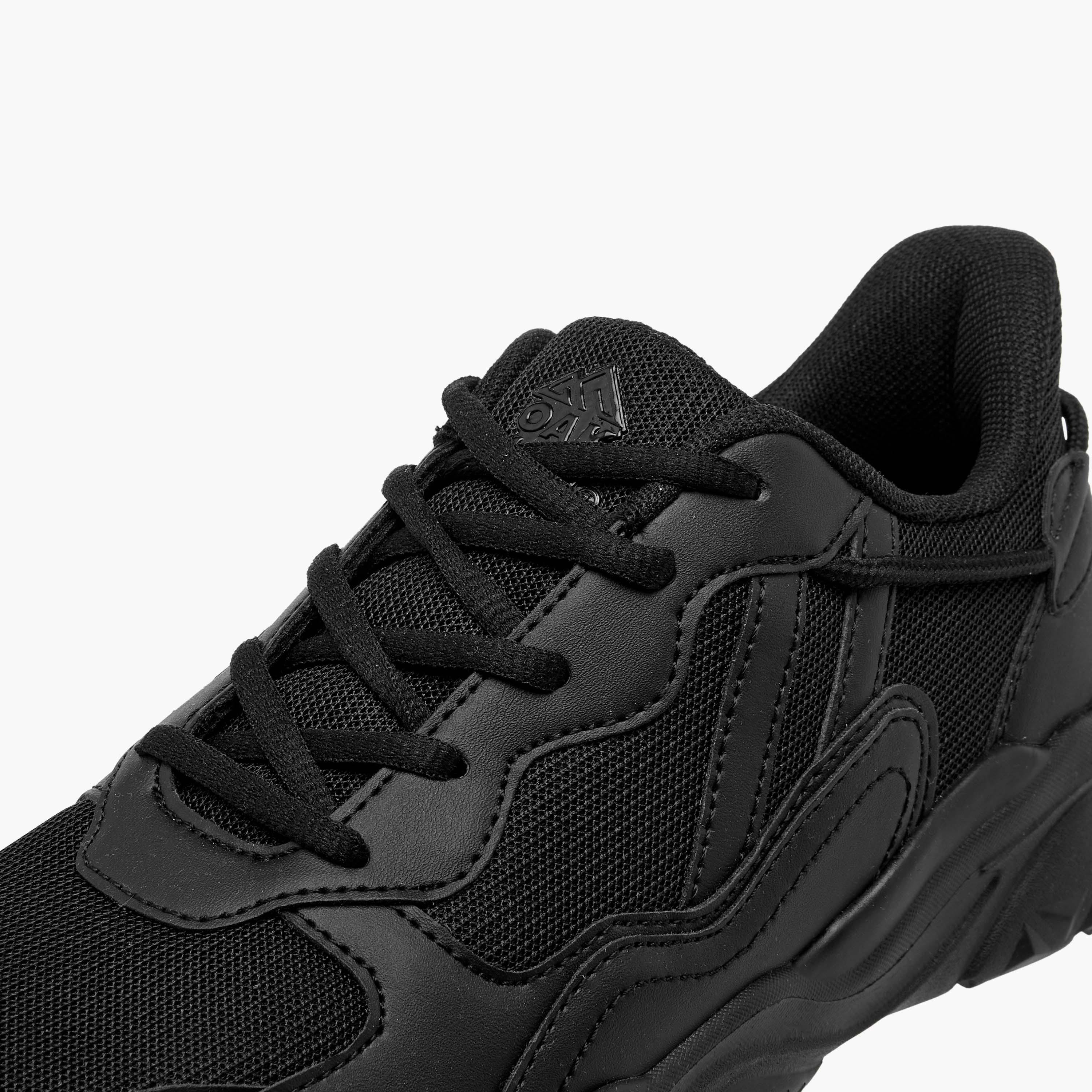 Oaklan by Shoexpress Panelled Sports Shoes with Lace Closure-women-shoes-sneakers-image-4