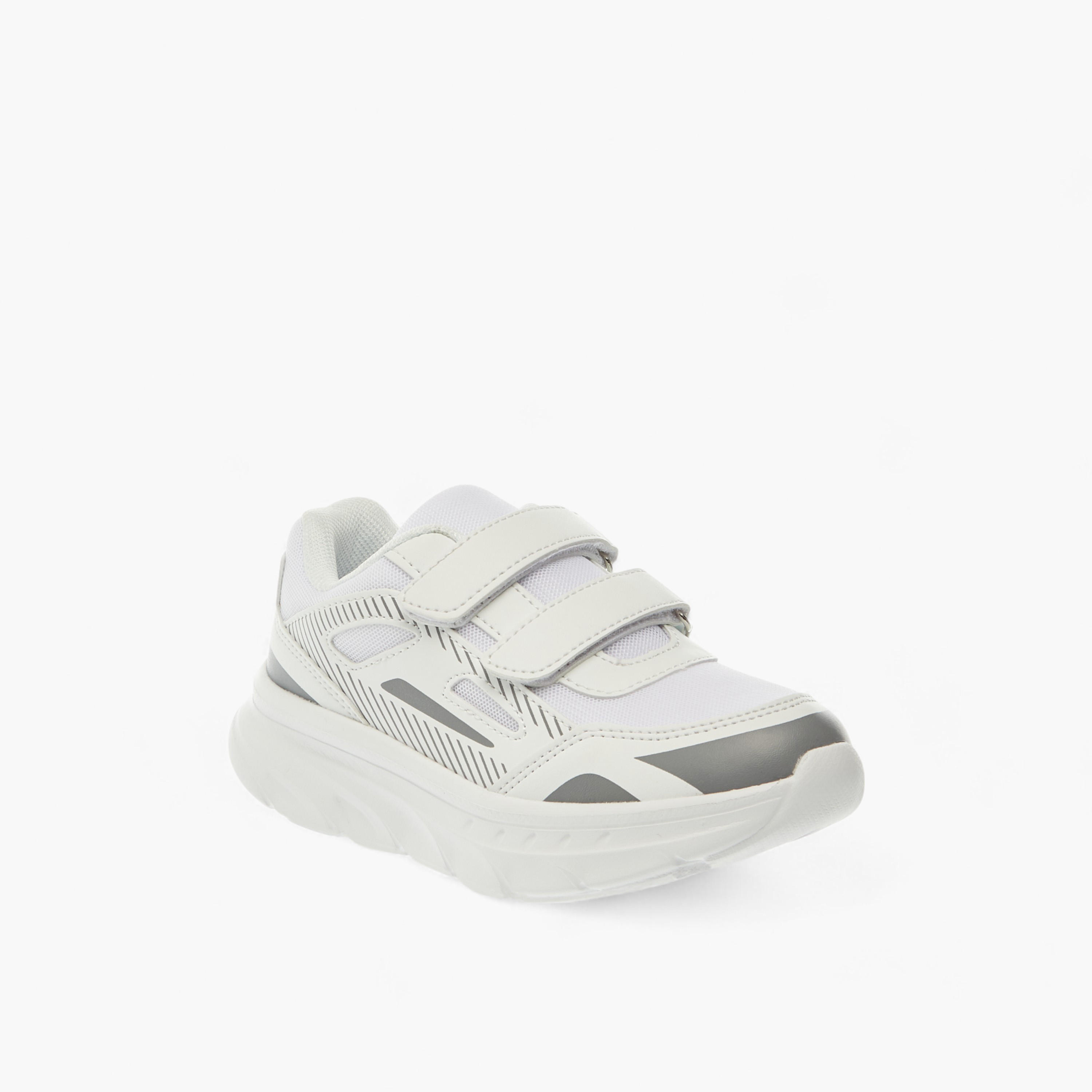 LBL by Shoexpress Panelled Sports Shoes with Hook and Loop Closure-boys-shoes-sneakers-image-2