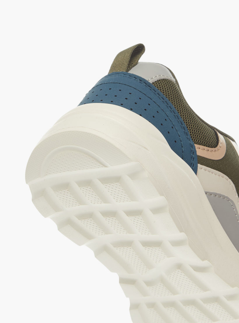 LBL by Shoexpress Colourblock Sneakers with Hook and Loop Closure-boys-shoes-sneakers-image-5