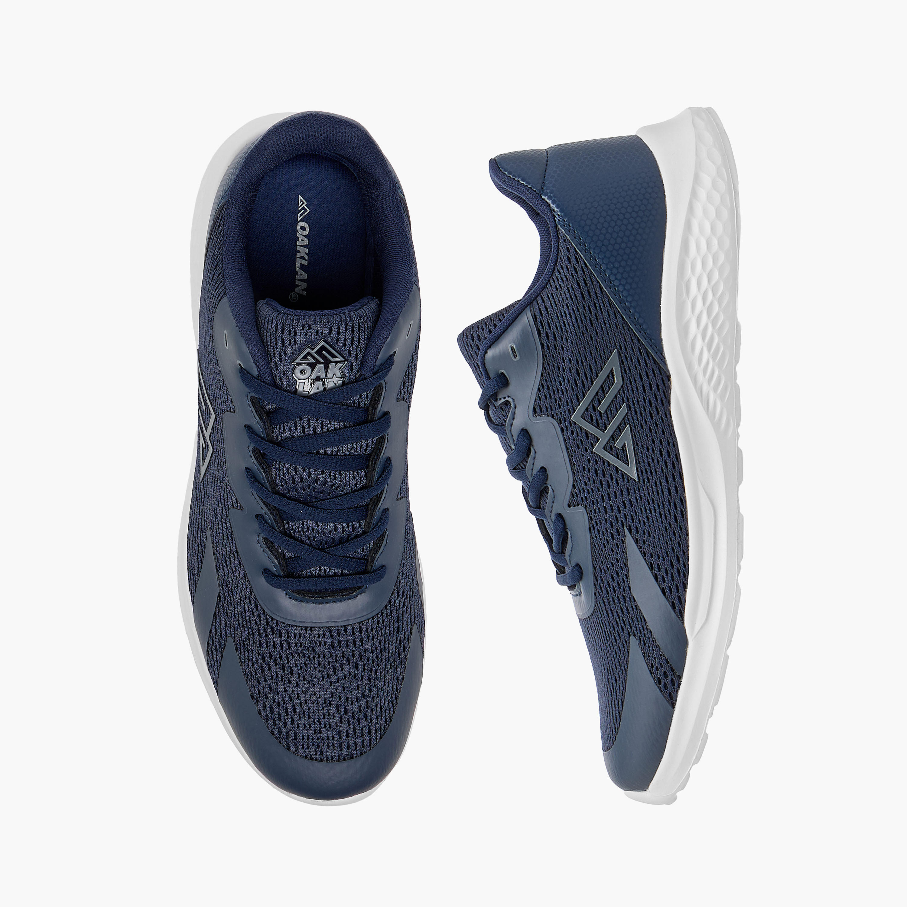 Oaklan by Shoexpress Textured Sports Shoes with Lace-Up Closure-sports-men-shoes-image-1
